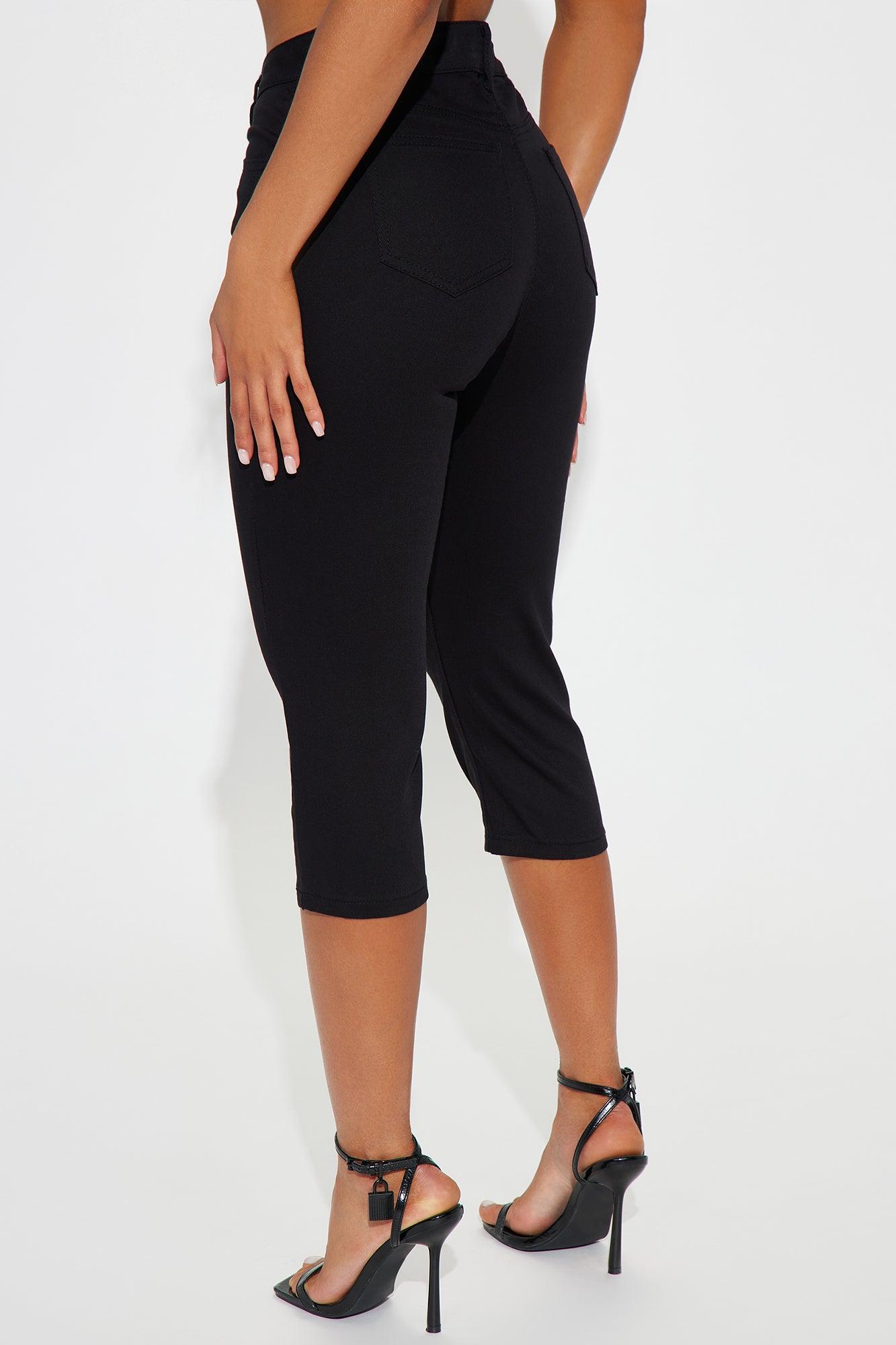 Iconic Capri Uniform Pant - Black Product Image