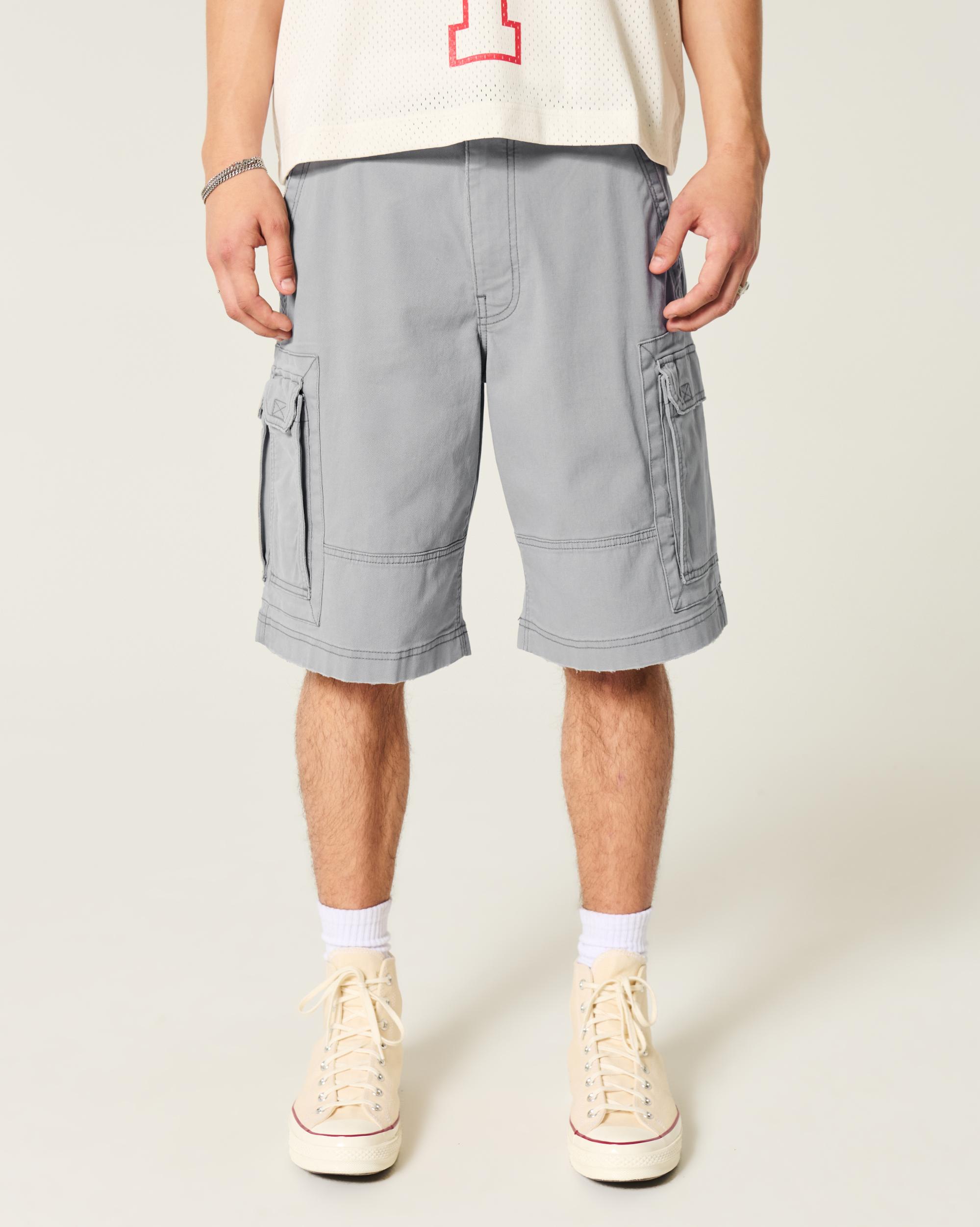 At-the-Knee Baggy Cargo Shorts Product Image