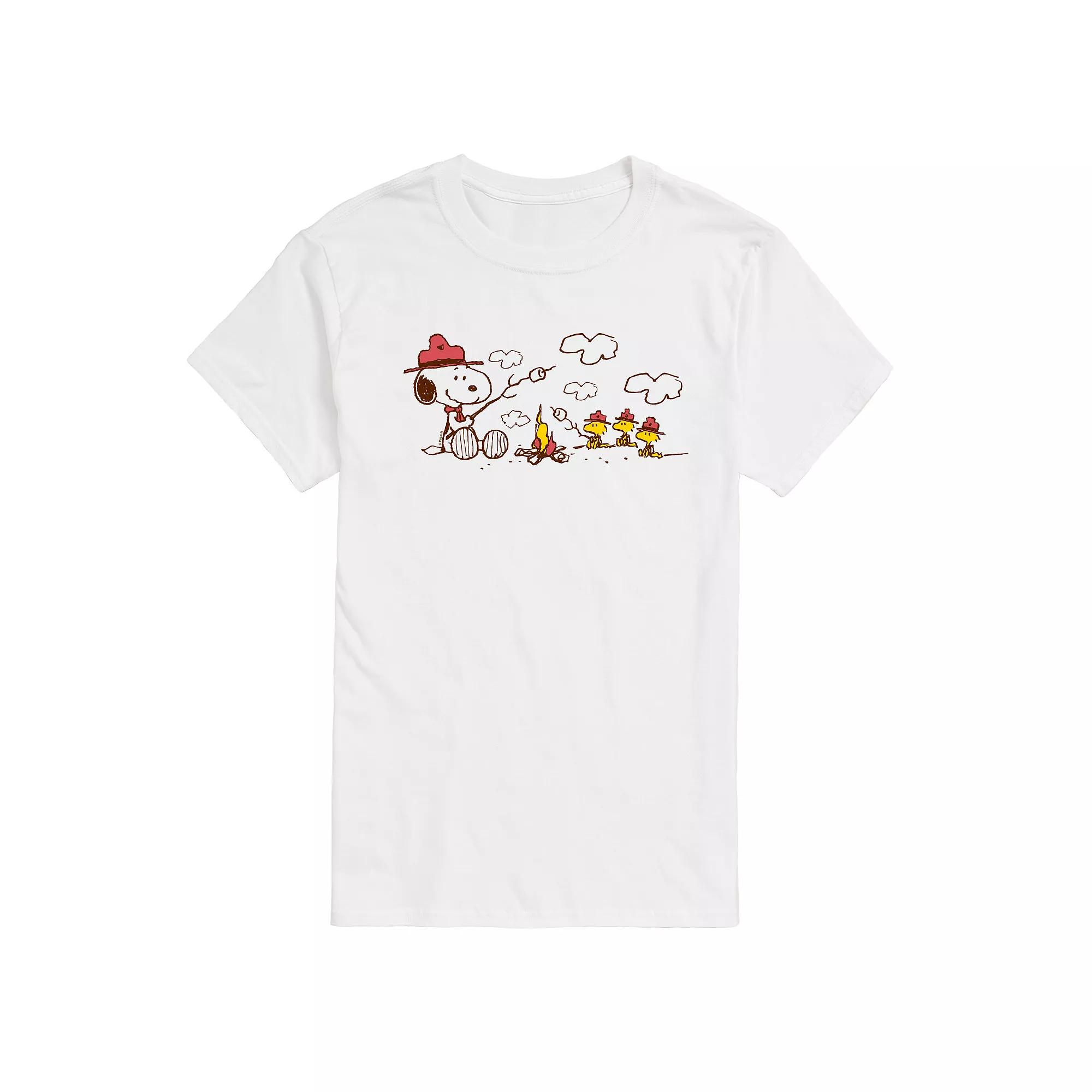 Big & Tall Peanuts Beagle Scouts Bonfire & S'mores Graphic Tee, Men's,  Product Image