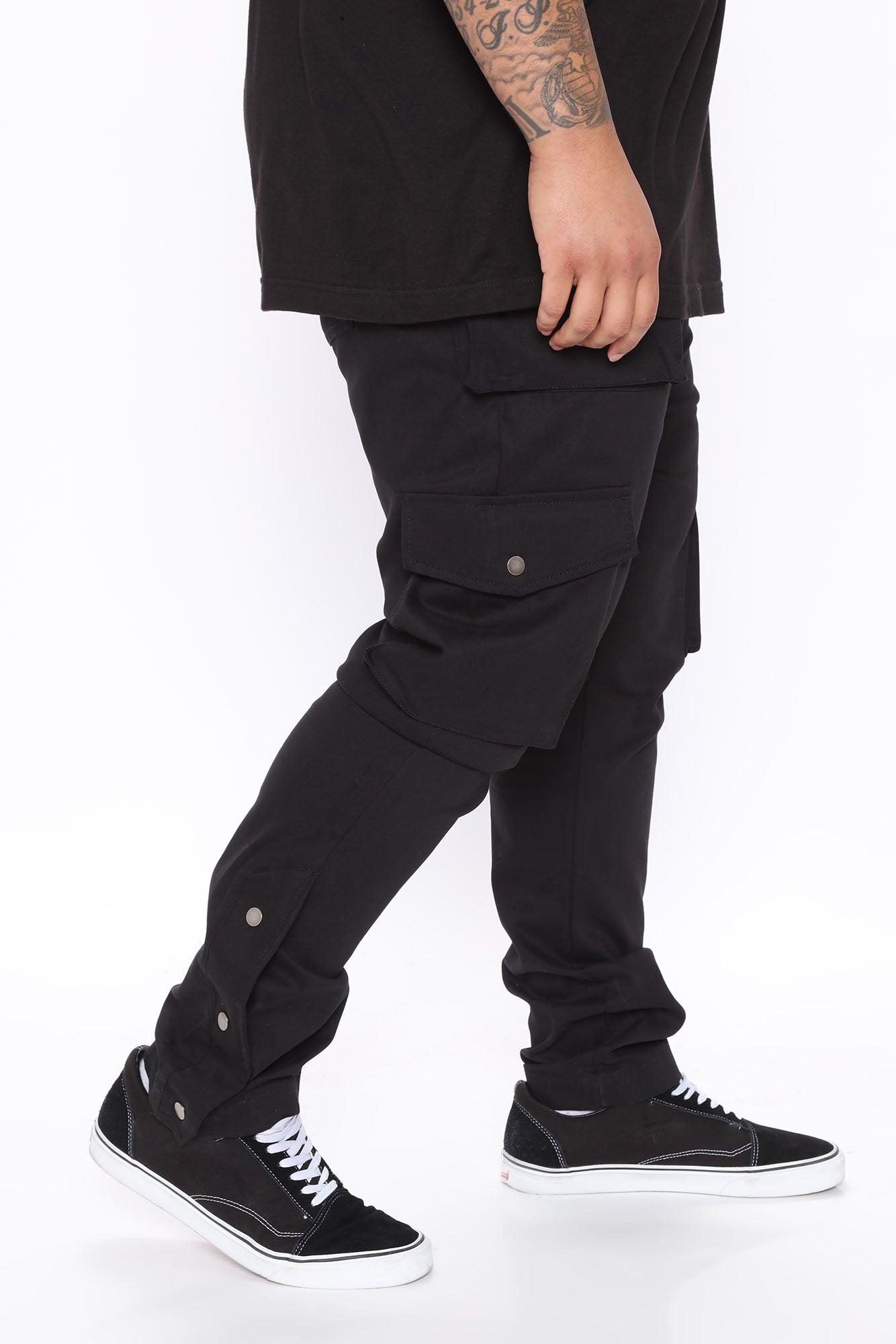 Worker Slim Cargo Pants - Black Product Image