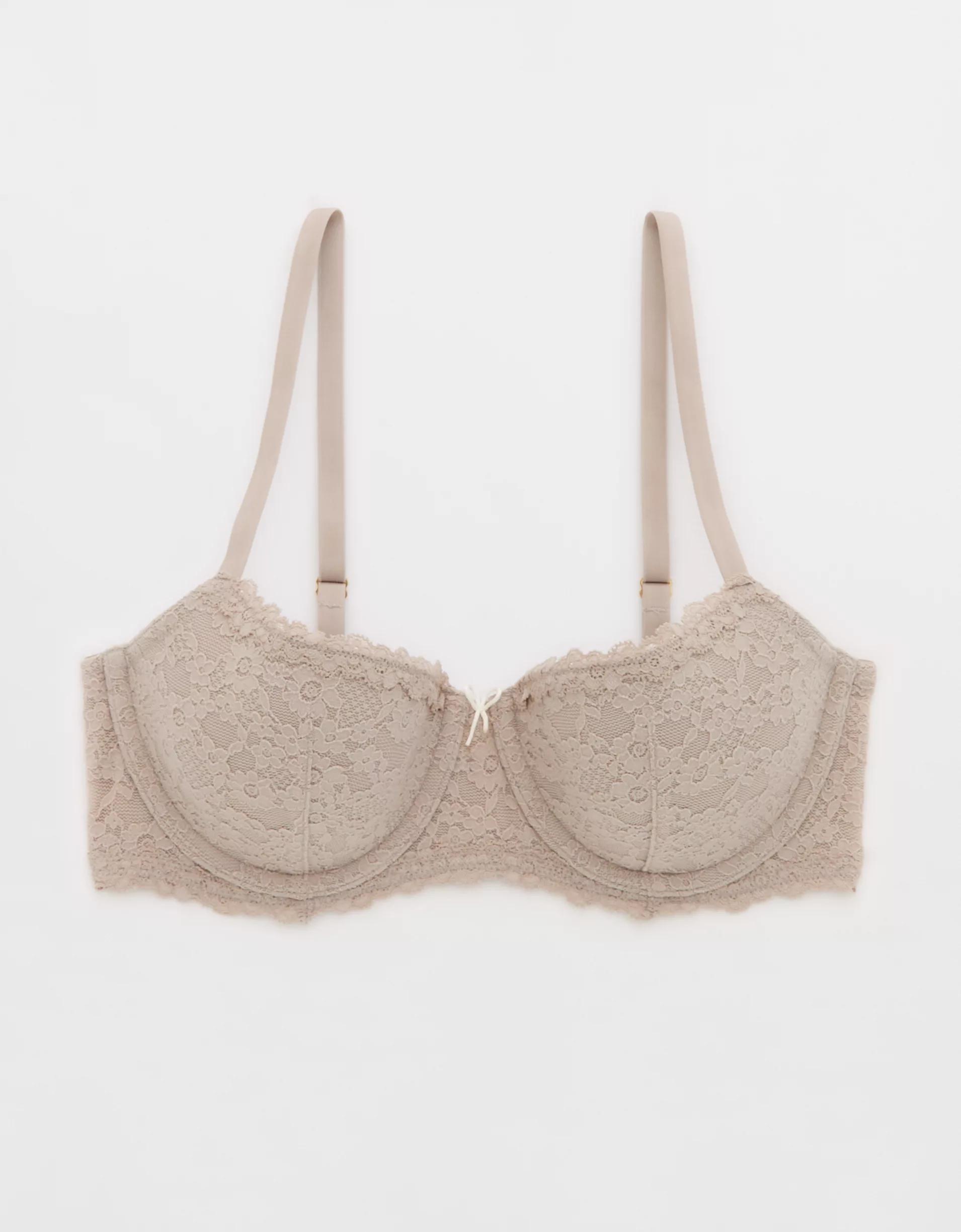 Show Off Vintage Lace Lightly Lined Balconette Bra Product Image