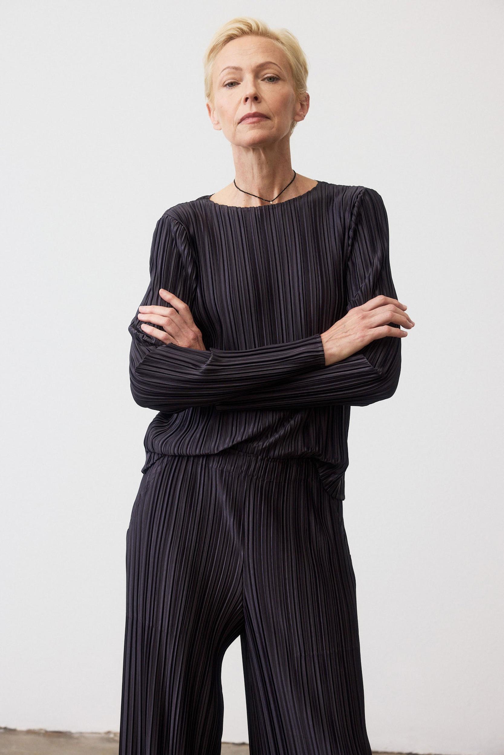 Relaxed Pleated Top Product Image