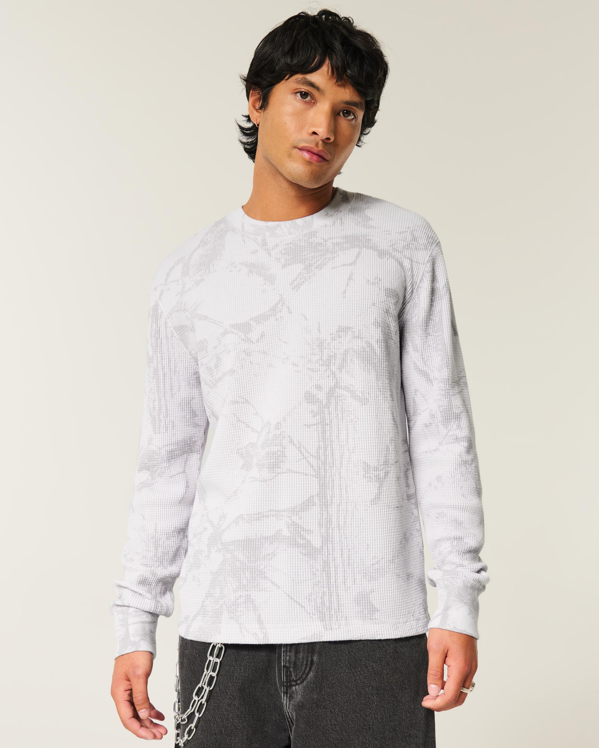 Long-Sleeve Thermal Crew T-Shirt Product Image