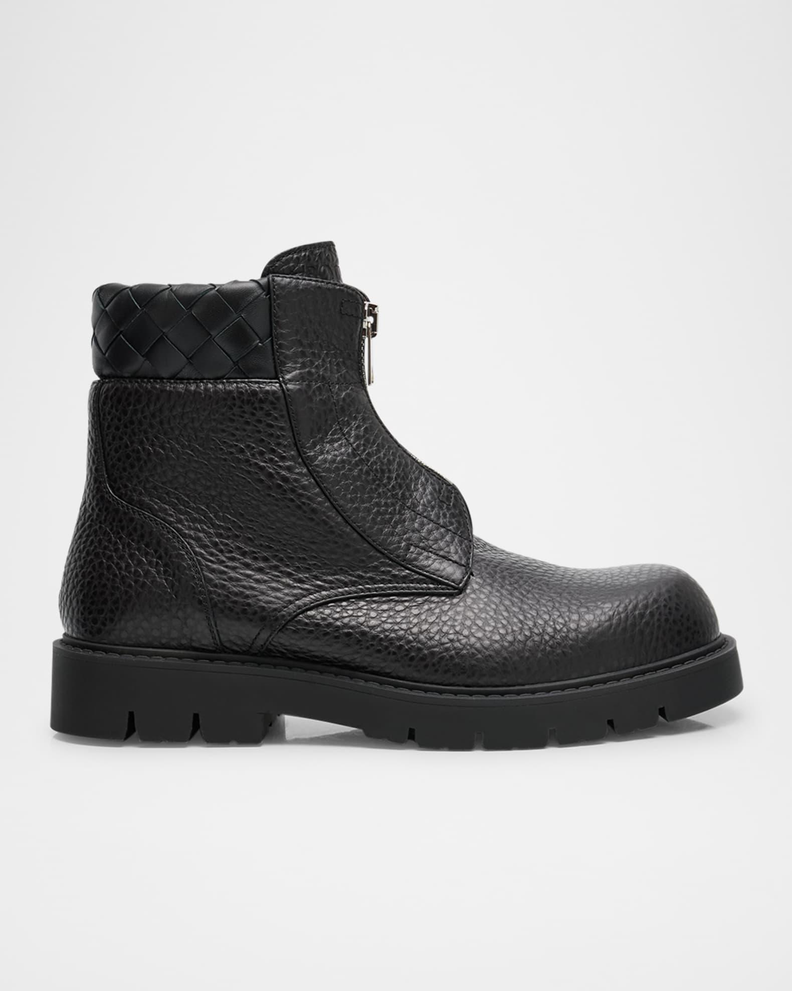 Mens Haddock Intrecciato Ankle Boots Product Image