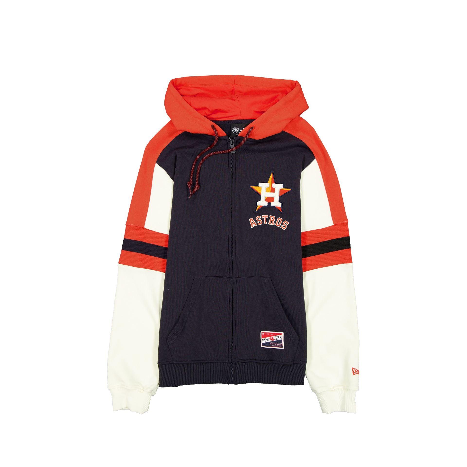 Houston Astros Throwback Zipper Hoodie Male Product Image