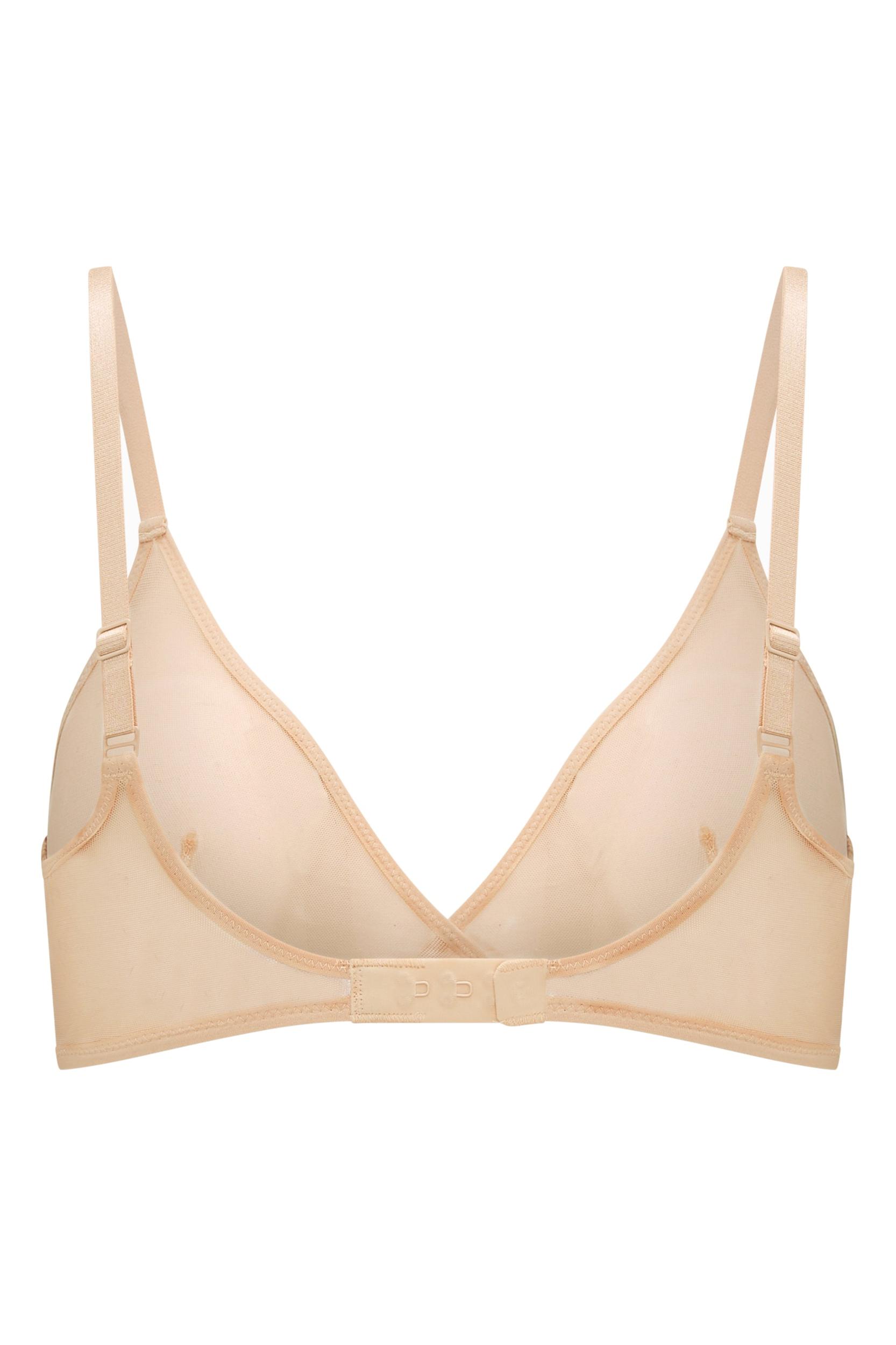 Soft Mesh String Bikini in Beige Product Image