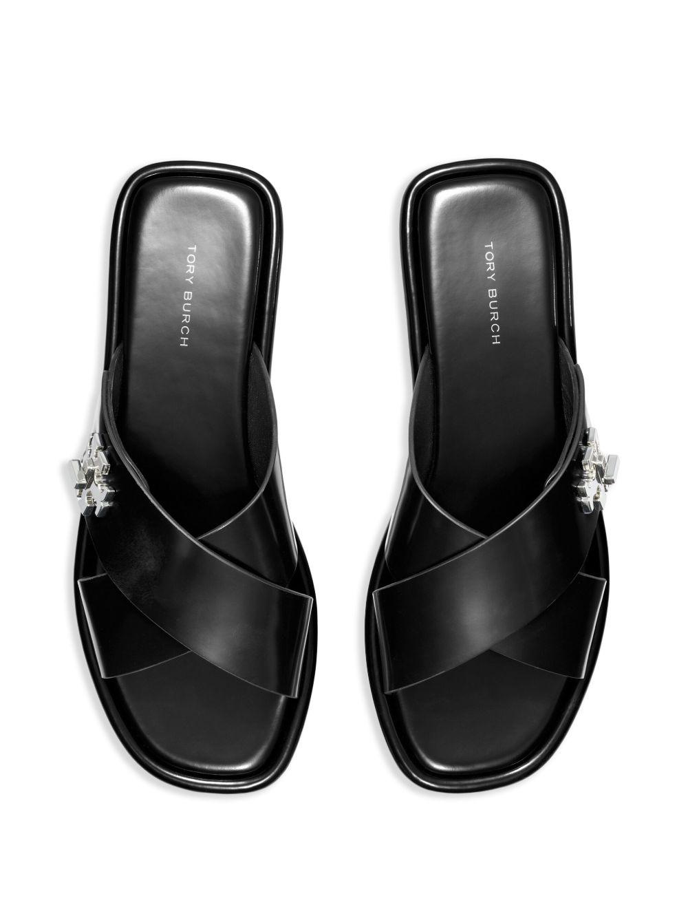 leather slides Product Image