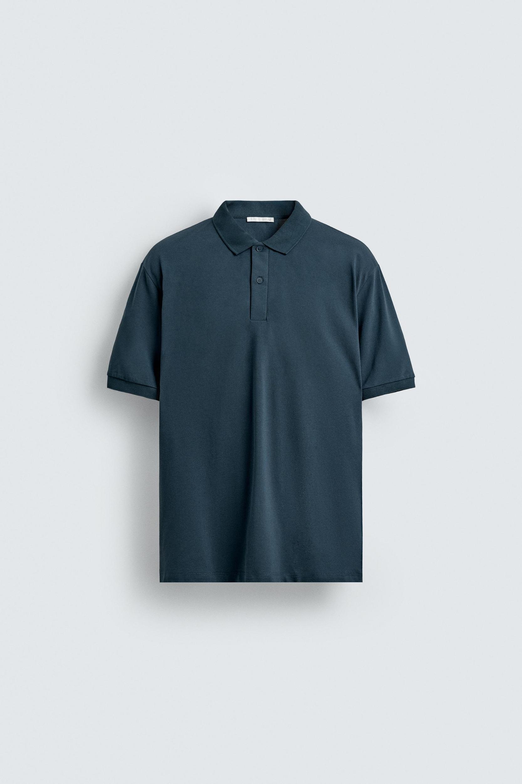 TEXTURED WEAVE PIQUÉ POLO SHIRT Product Image