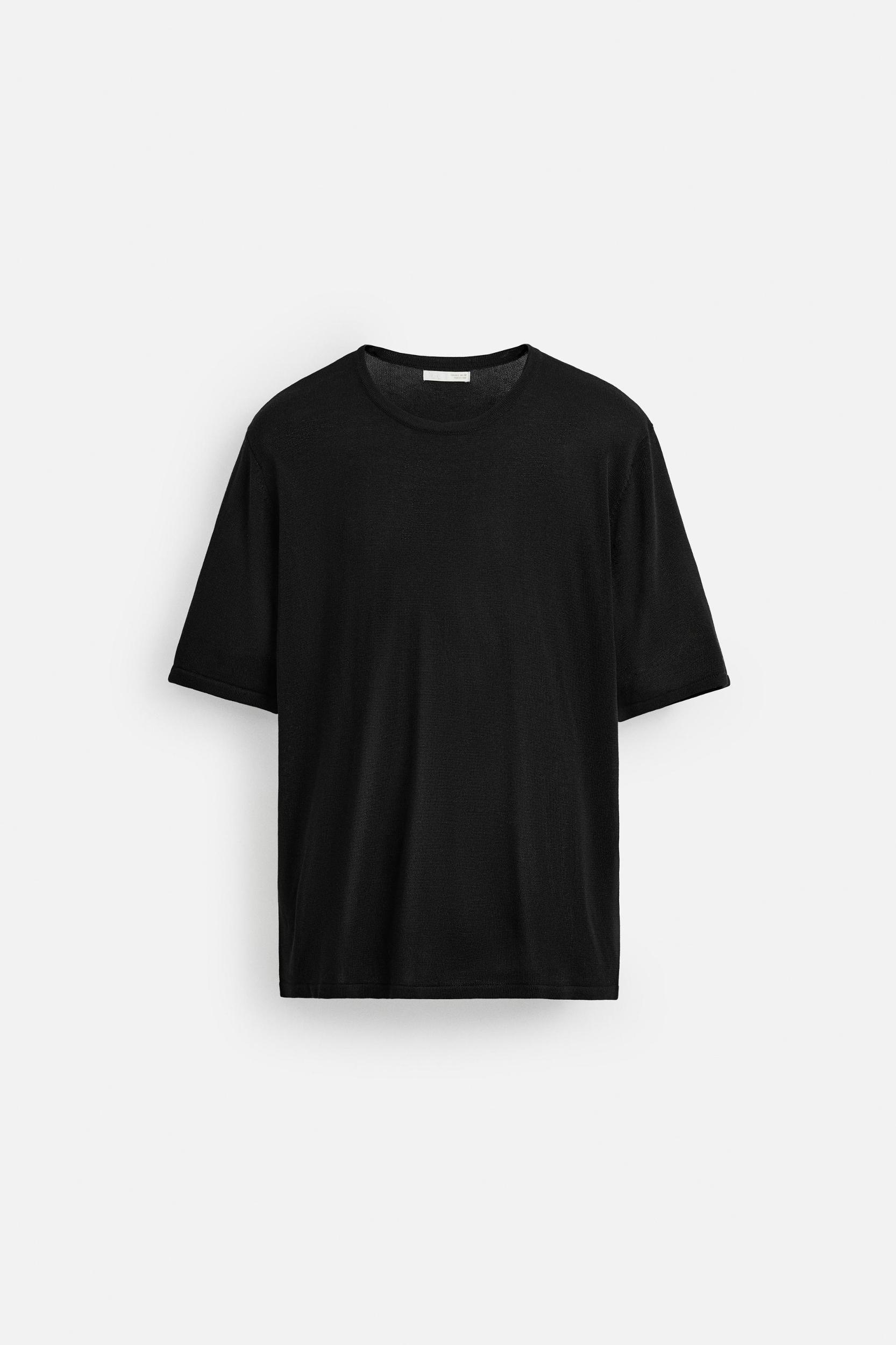 FLOWY KNIT T-SHIRT Product Image