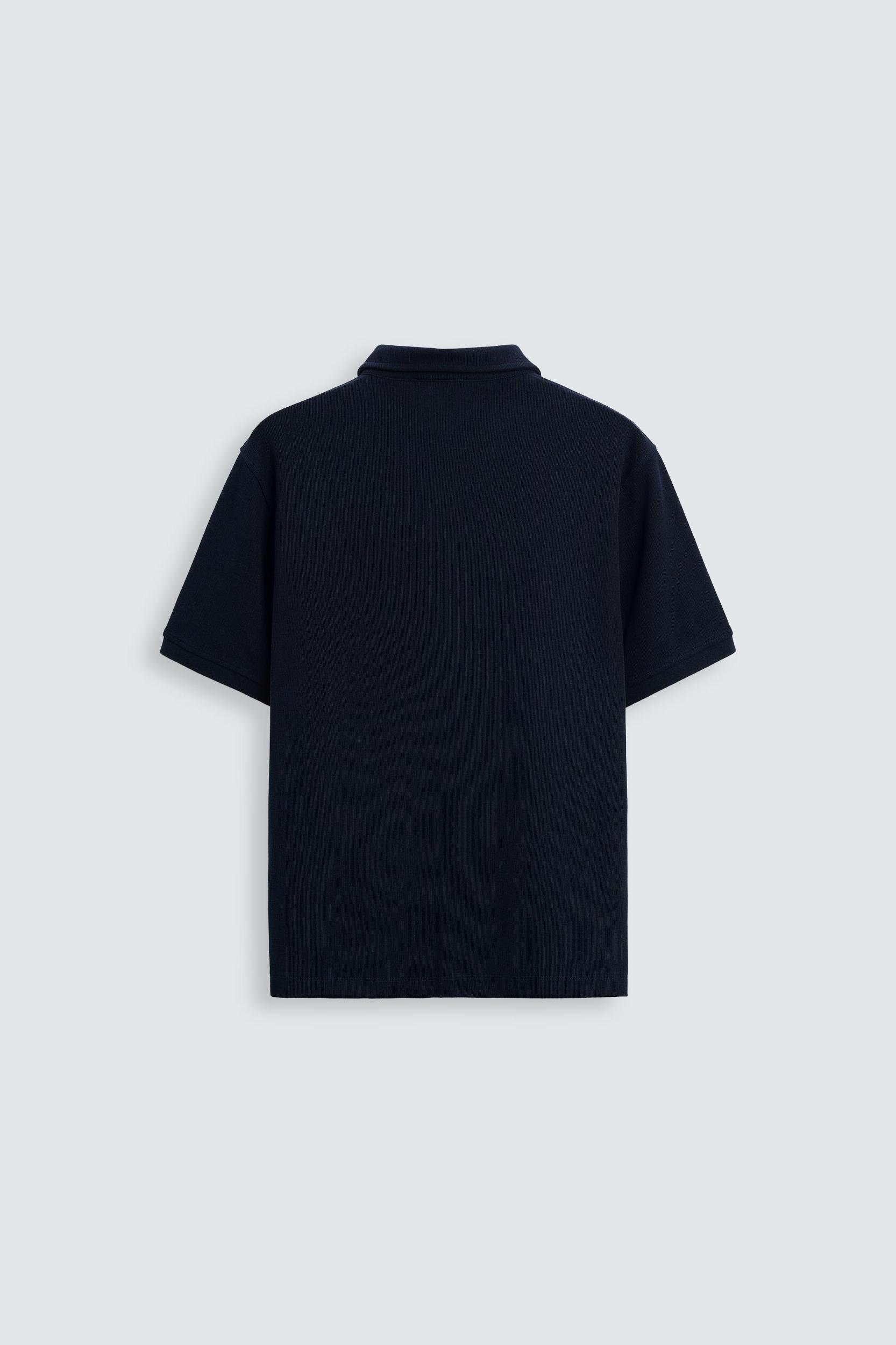 BASIC TEXTURED POLO SHIRT Product Image