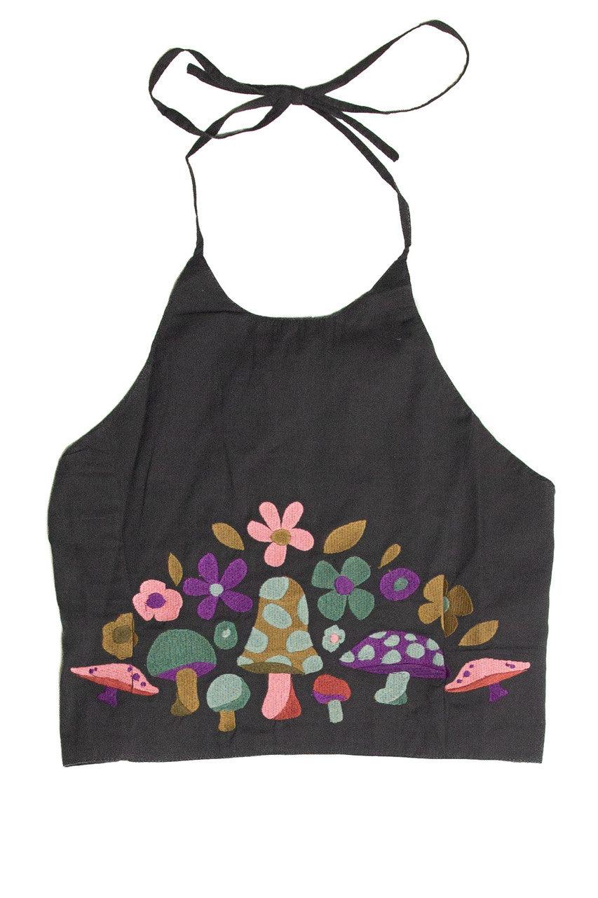 Embroidered Mushroom Halter Product Image