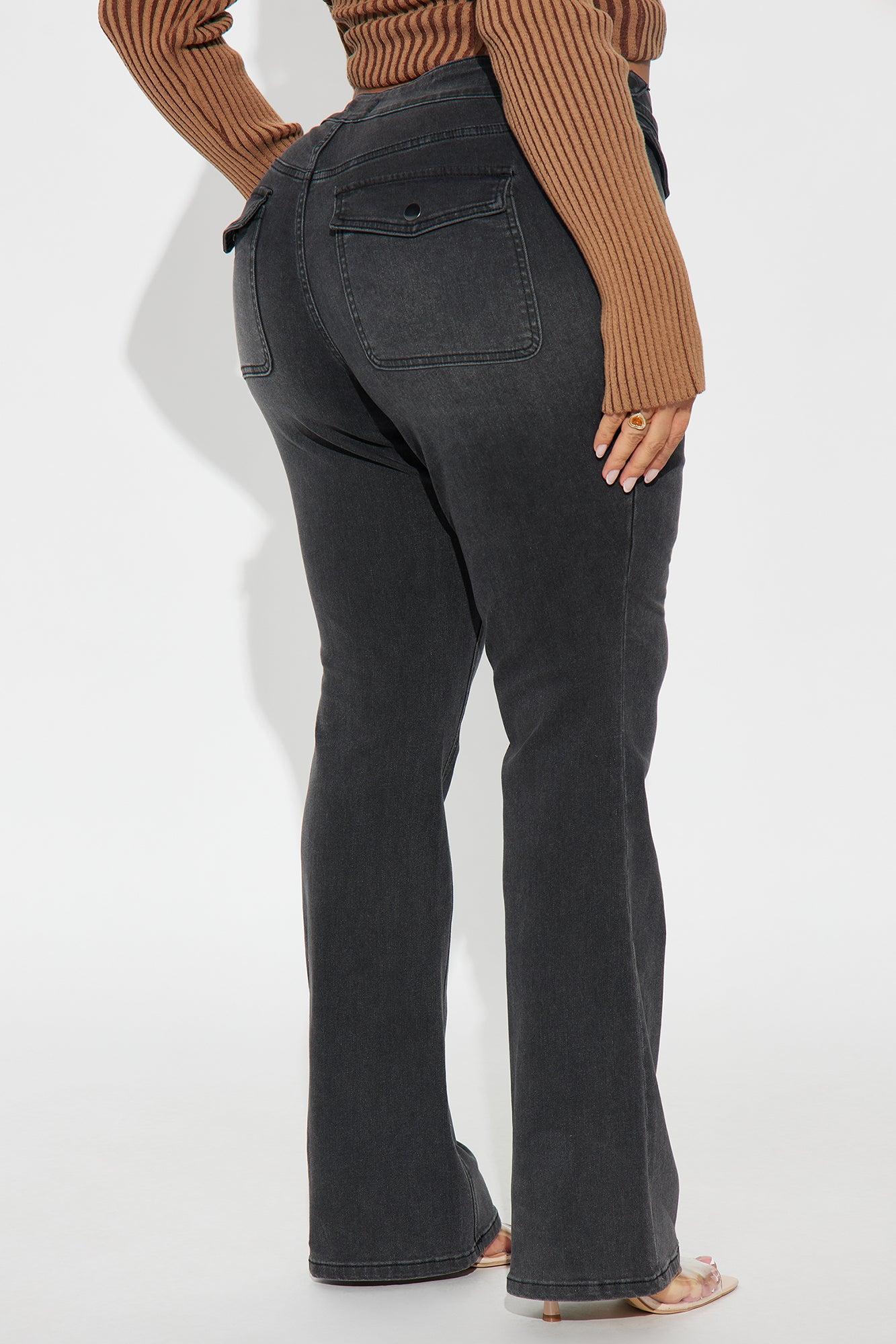 Bonus Points Bootcut Jeans - Black Wash Female Product Image