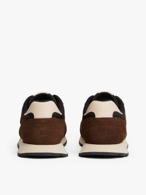 Mixed-Texture Suede Sneaker Product Image