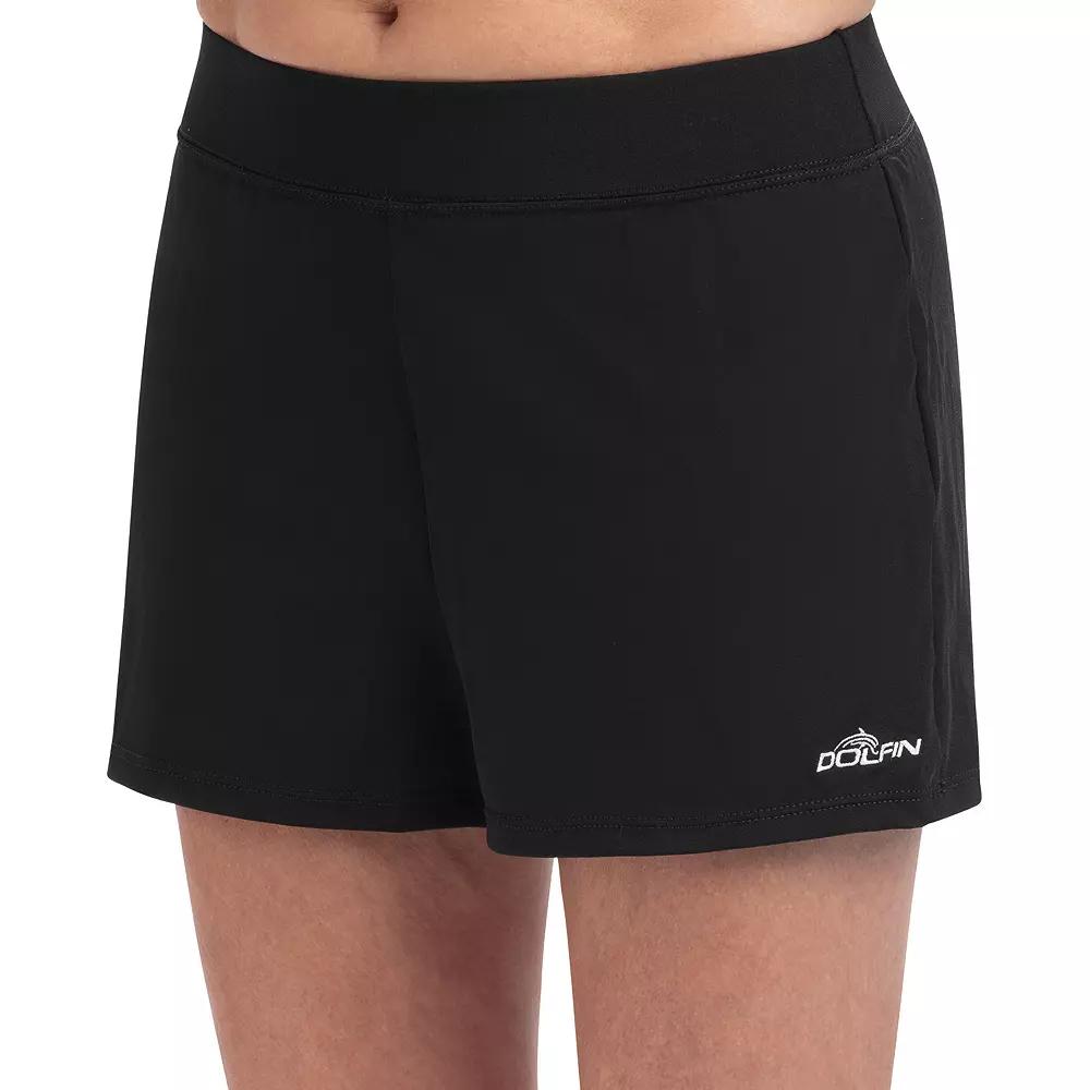 Women's Dolfin Aquashape Solid Swim Shorts,  Product Image