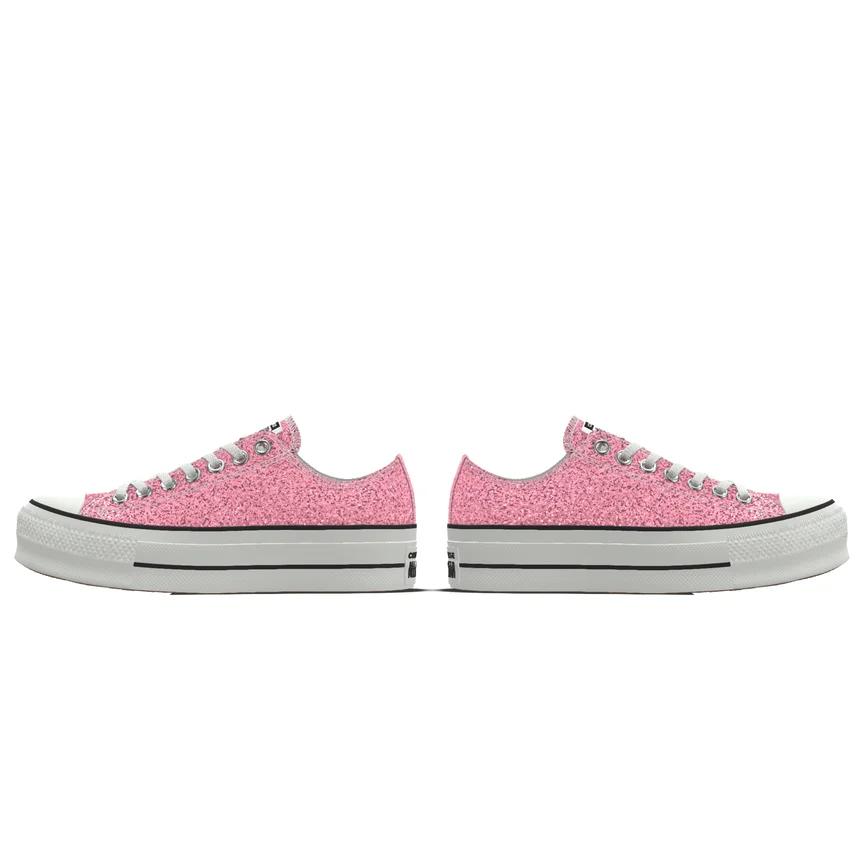 Custom Chuck Taylor All Star Lift Platform Glitter By You Product Image