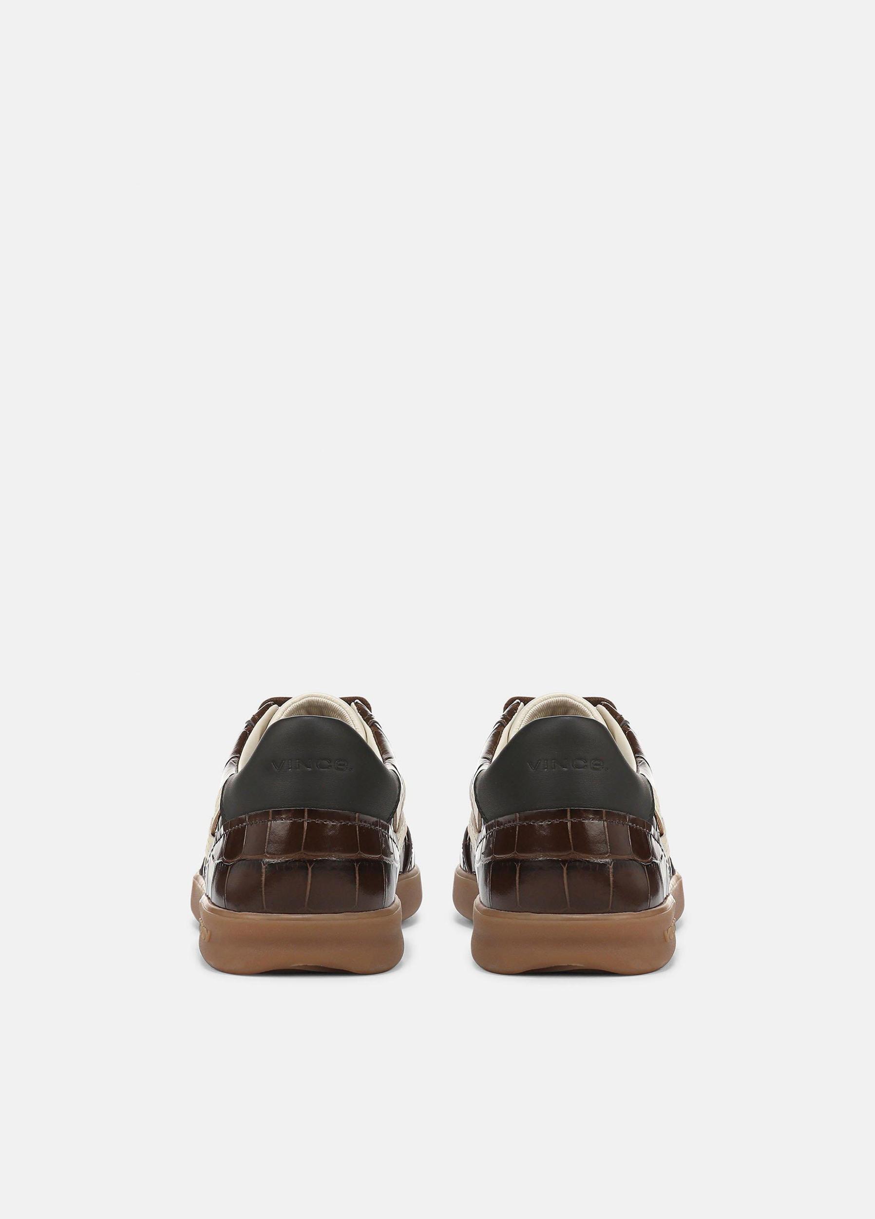 Jet Suede & Leather Trainer Product Image