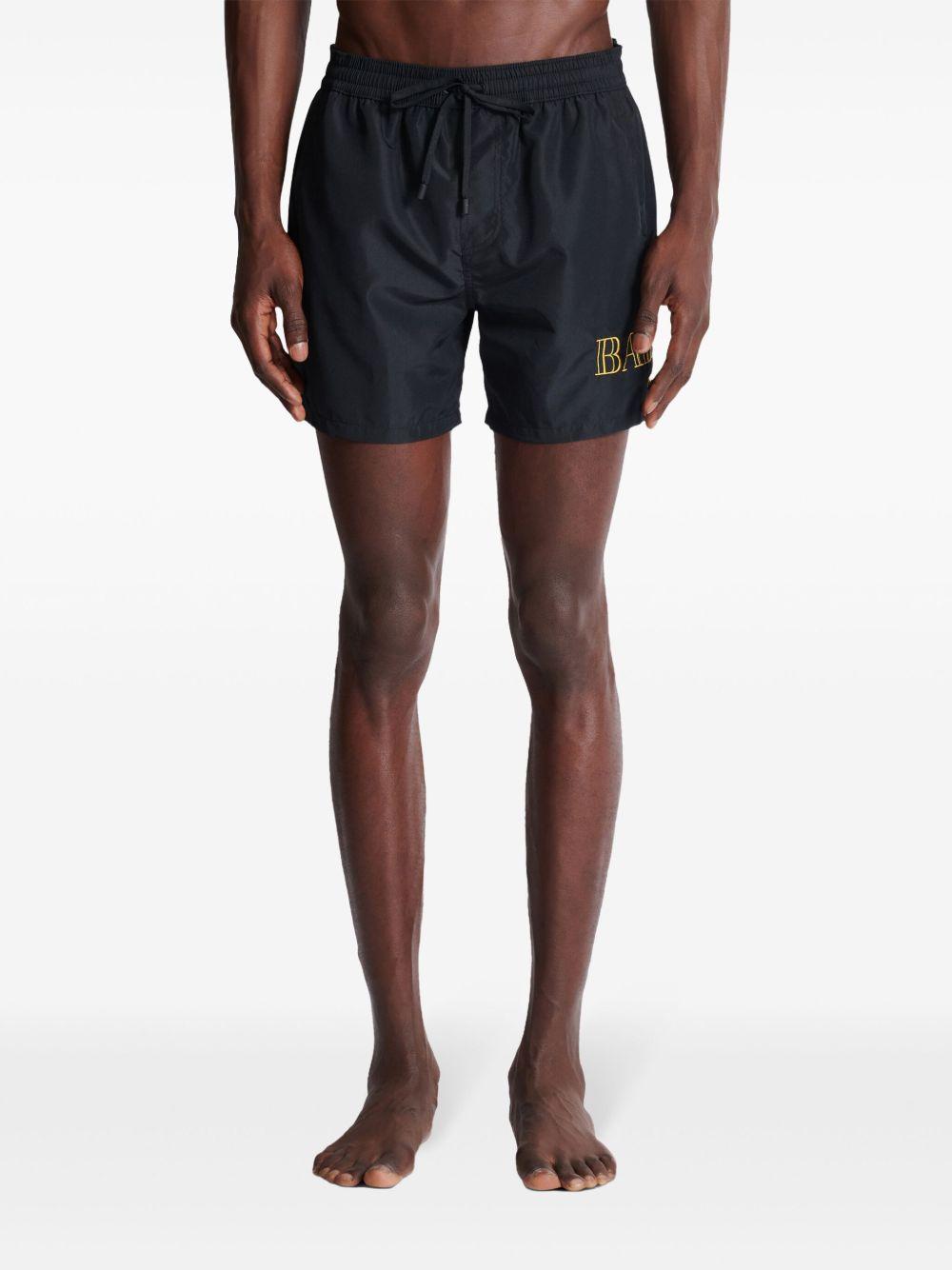 logo-embroidered swim shorts Product Image