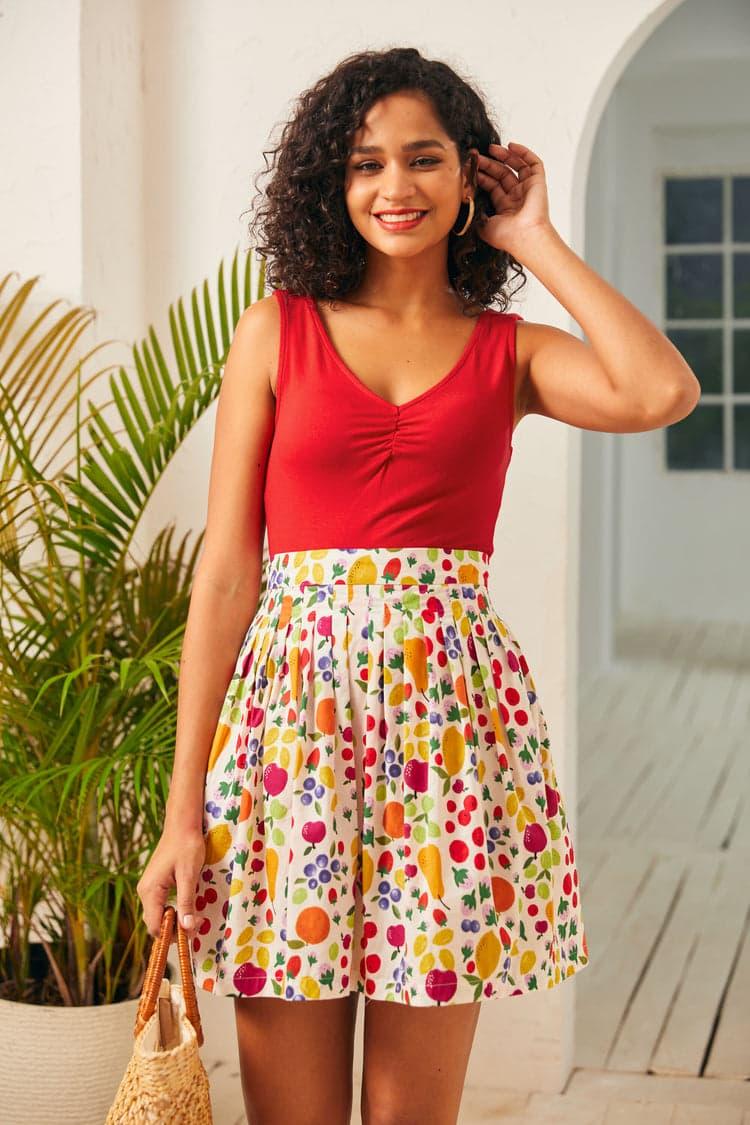 Gathered 'Round Tank Top Product Image