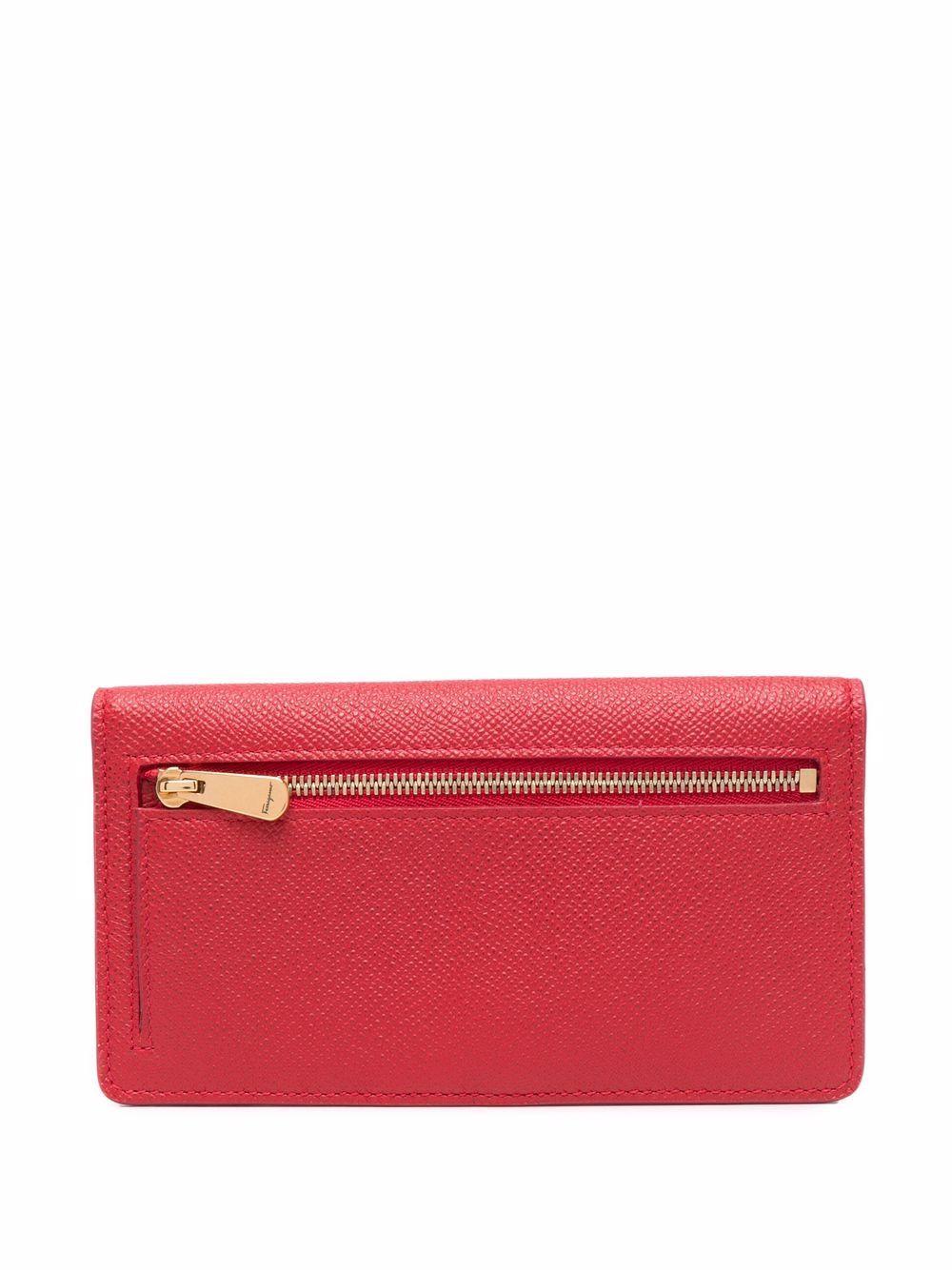 Gancini long leather wallet Product Image