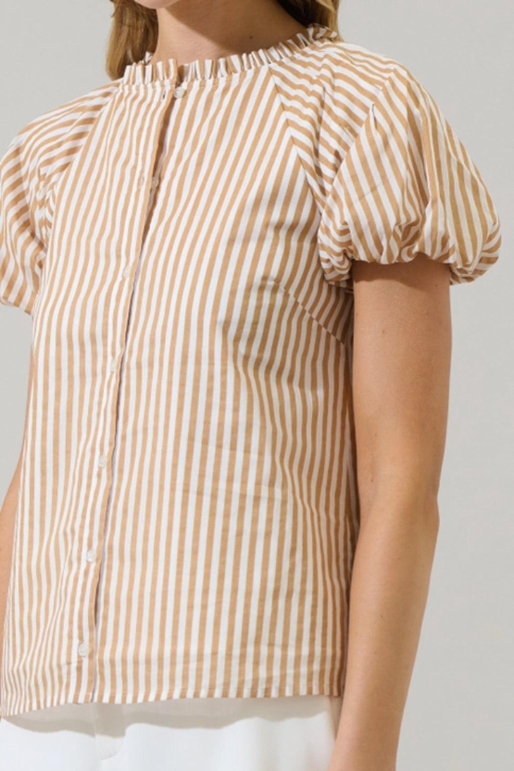 Avy Button Down Top Product Image