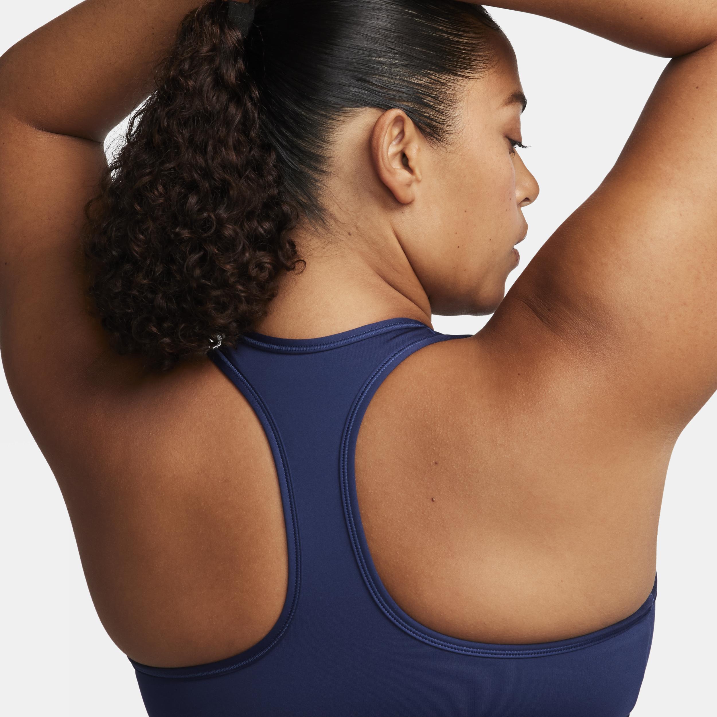 Nike Womens Swoosh Medium Support Padded Sports Bra | DX6821-410 Product Image