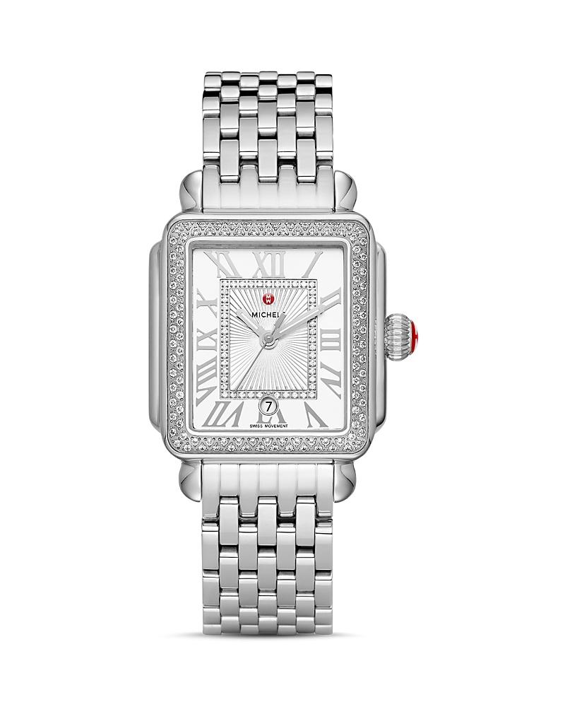 Womens Deco Madison Diamond & Two-Tone Stainless Steel Bracelet Watch Product Image