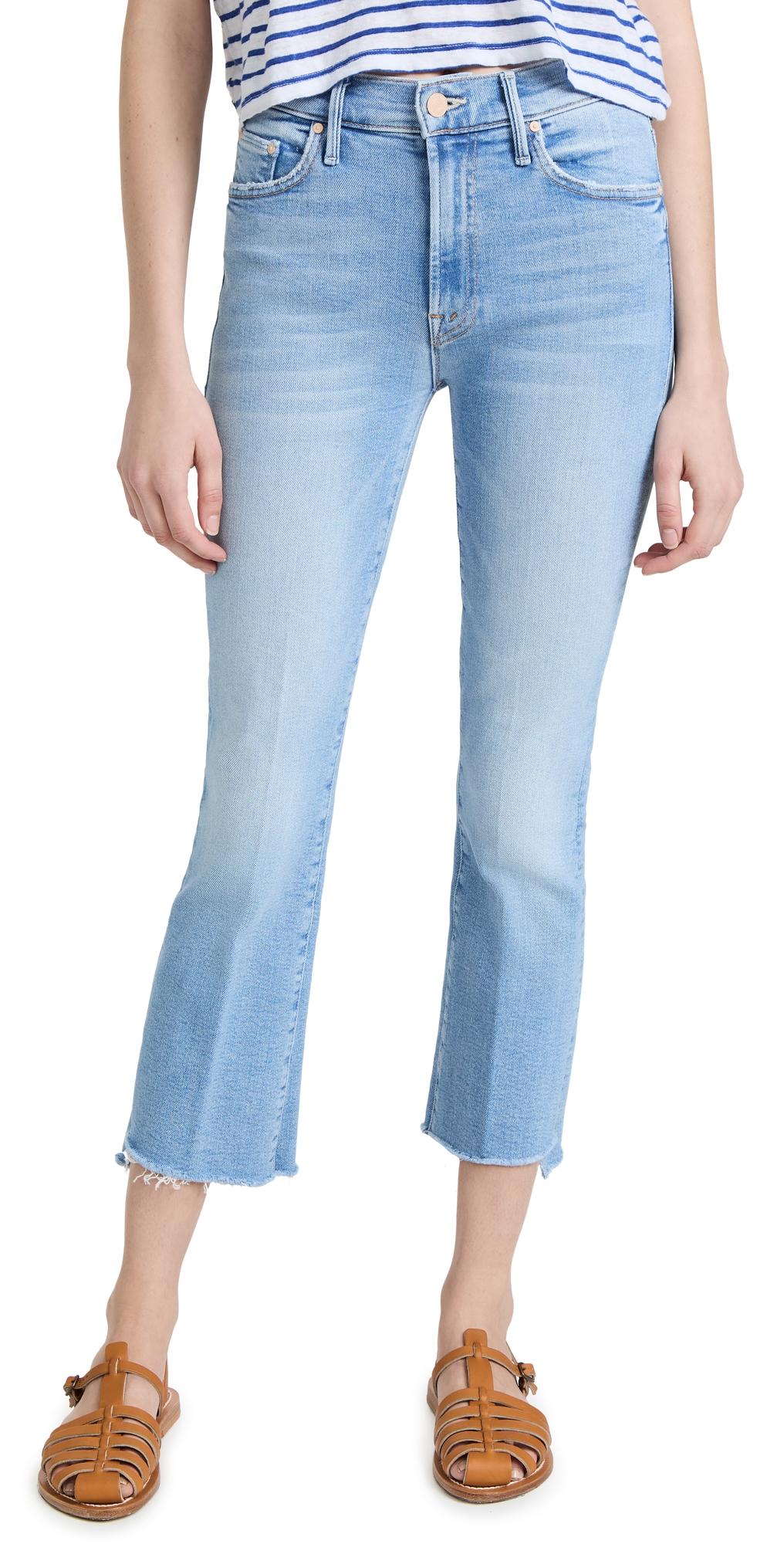 Womens The Insider Crop Step Fray Jeans Product Image