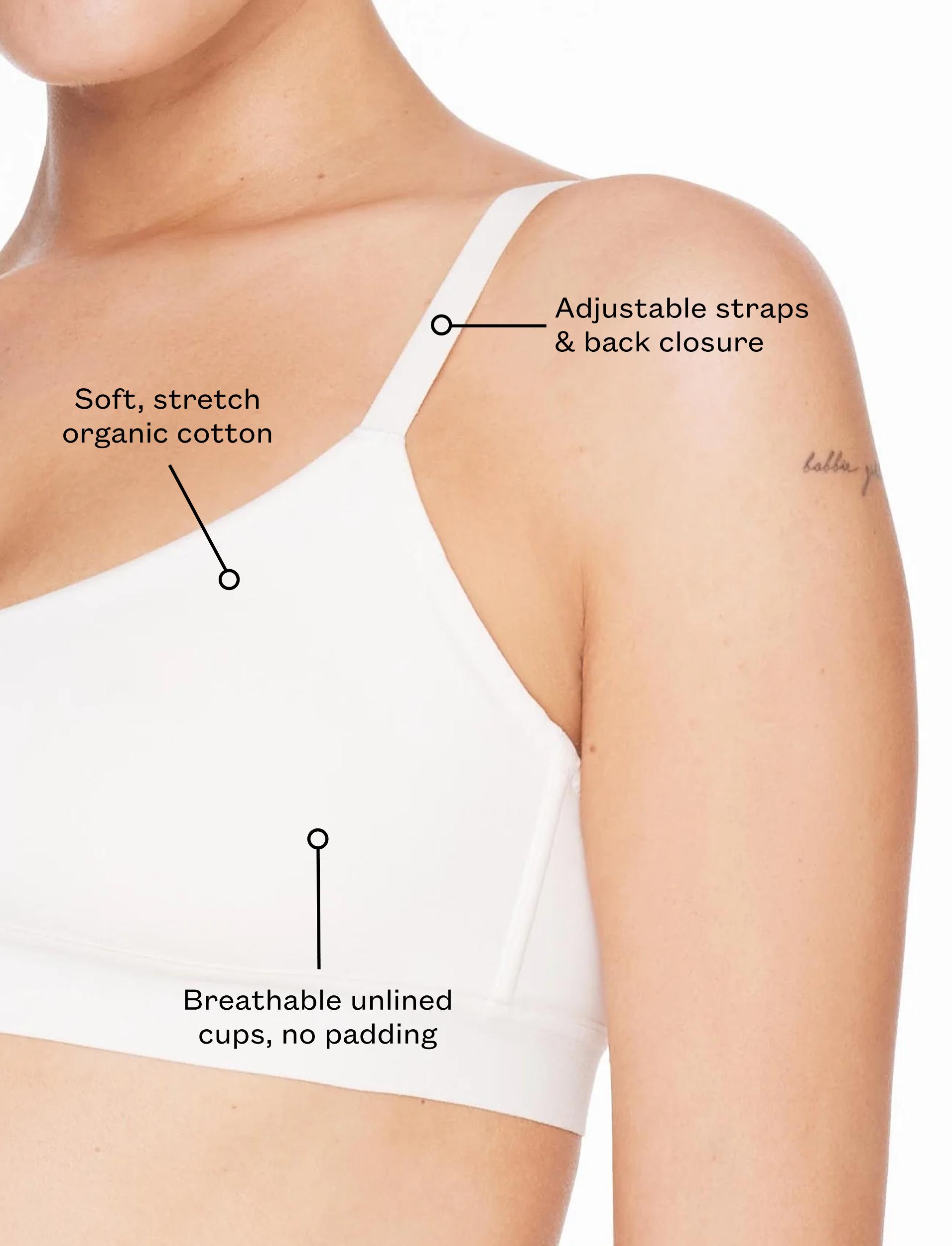 Organic Cloud Cotton Scoop Bralette Product Image