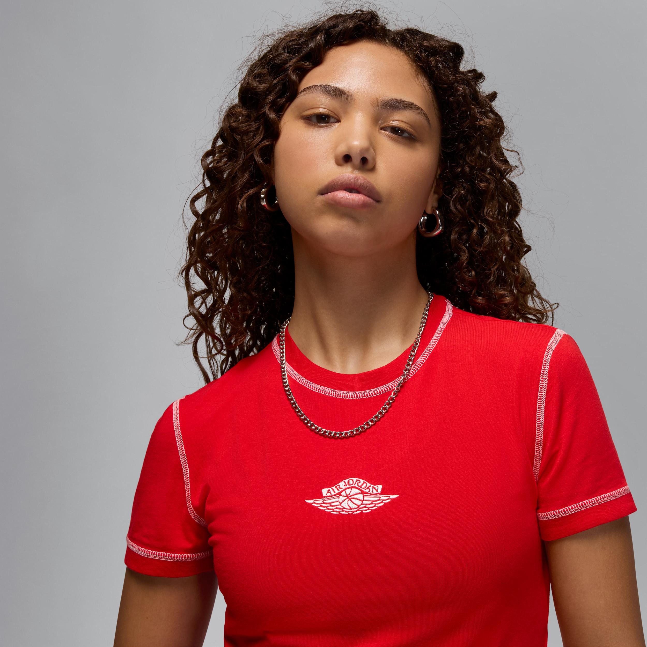 Jordan Rare Air Women's Cropped Short-Sleeve T-Shirt Product Image