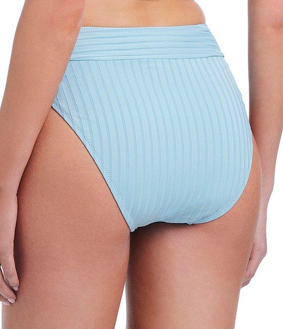 Sanctuary Refresh Texture Rib V-Waist Hipster Swim Bottom Product Image