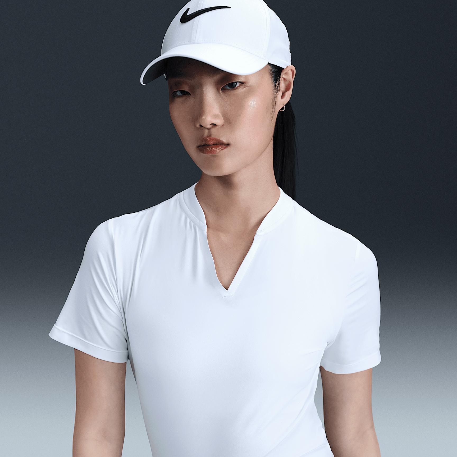 Nike Womens Tour Dri-FIT Short-Sleeve Blade Golf Polo | FZ6308-100 Product Image
