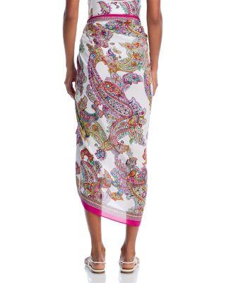 Maribel Bright Paisley Pareo Cover-Up Product Image