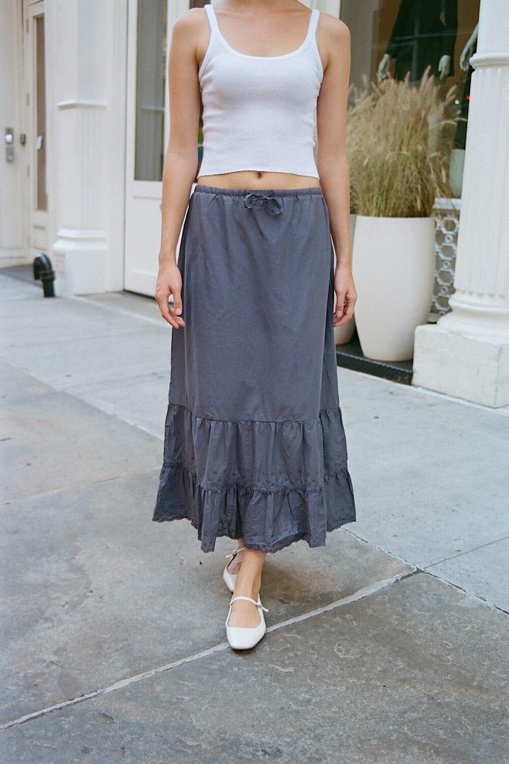 Olive Skirt Product Image