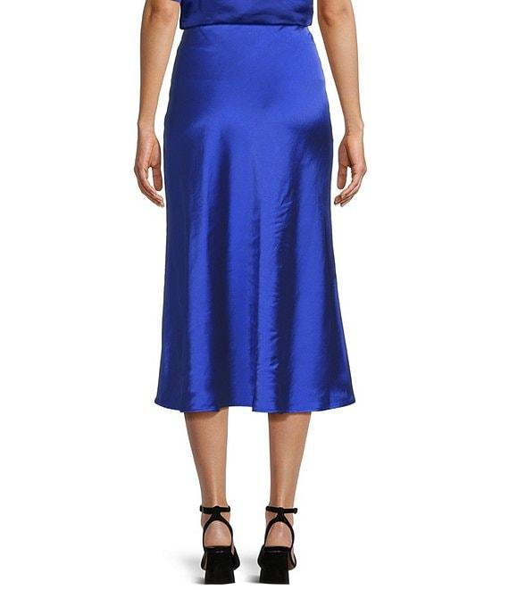 GB Satin Midi Skirt Product Image