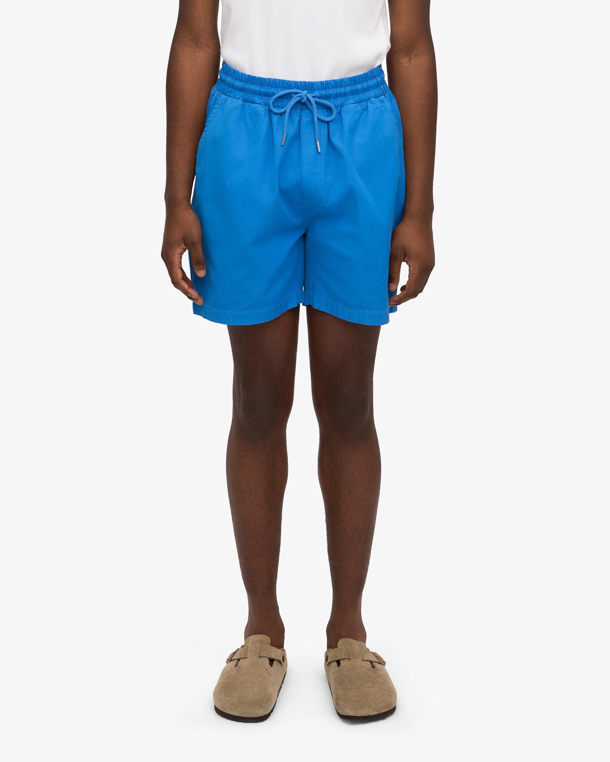 Organic Twill Shorts - Pacific Blue Product Image