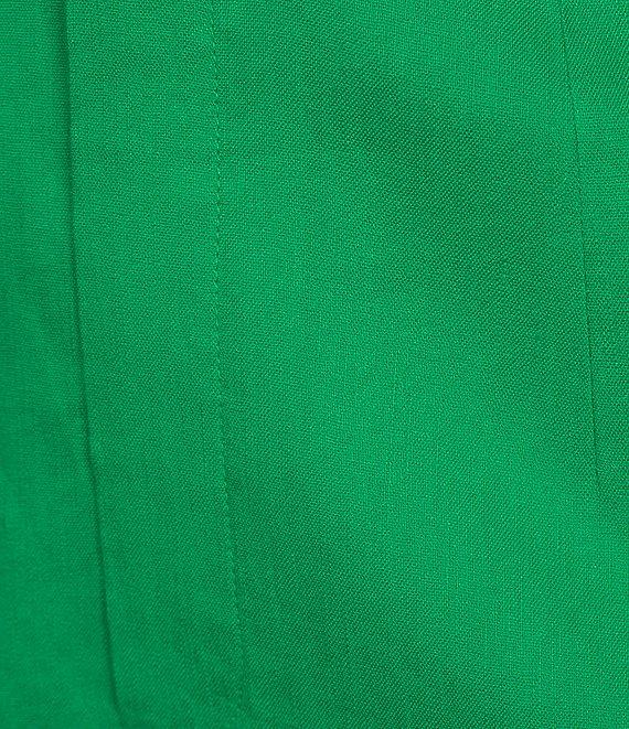 Gianni Bini Lila Flat Front Linen Shorts Product Image