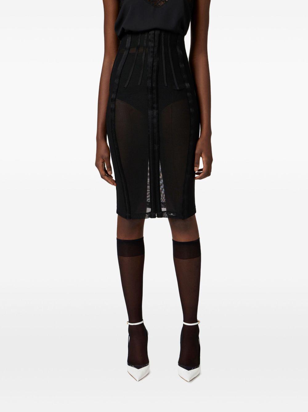 bustier tulle midi skirt Product Image