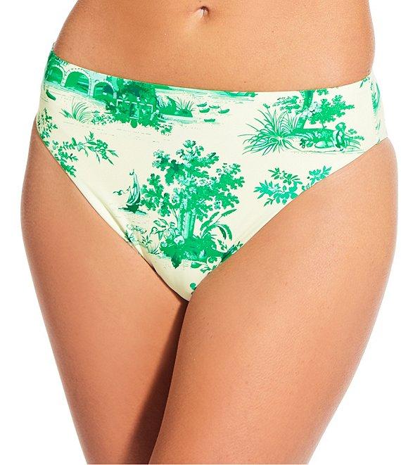 Gianni Bini French Countryside High Waist Cheeky Swim Bottom Product Image