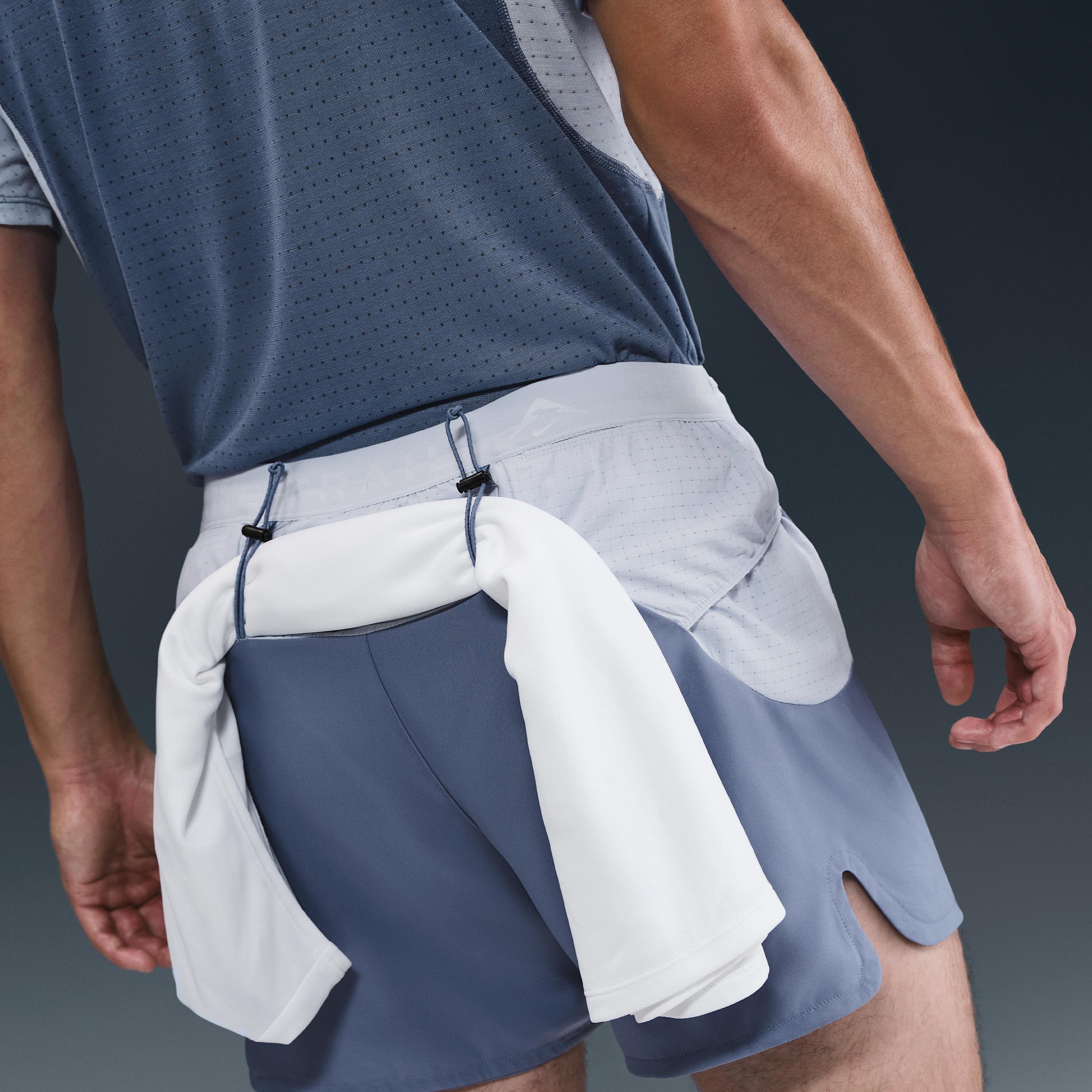 Nike Mens Trail Second Sunrise 5 Dri-FIT ADV Brief-Lined Running Shorts | HJ3572-499 Product Image