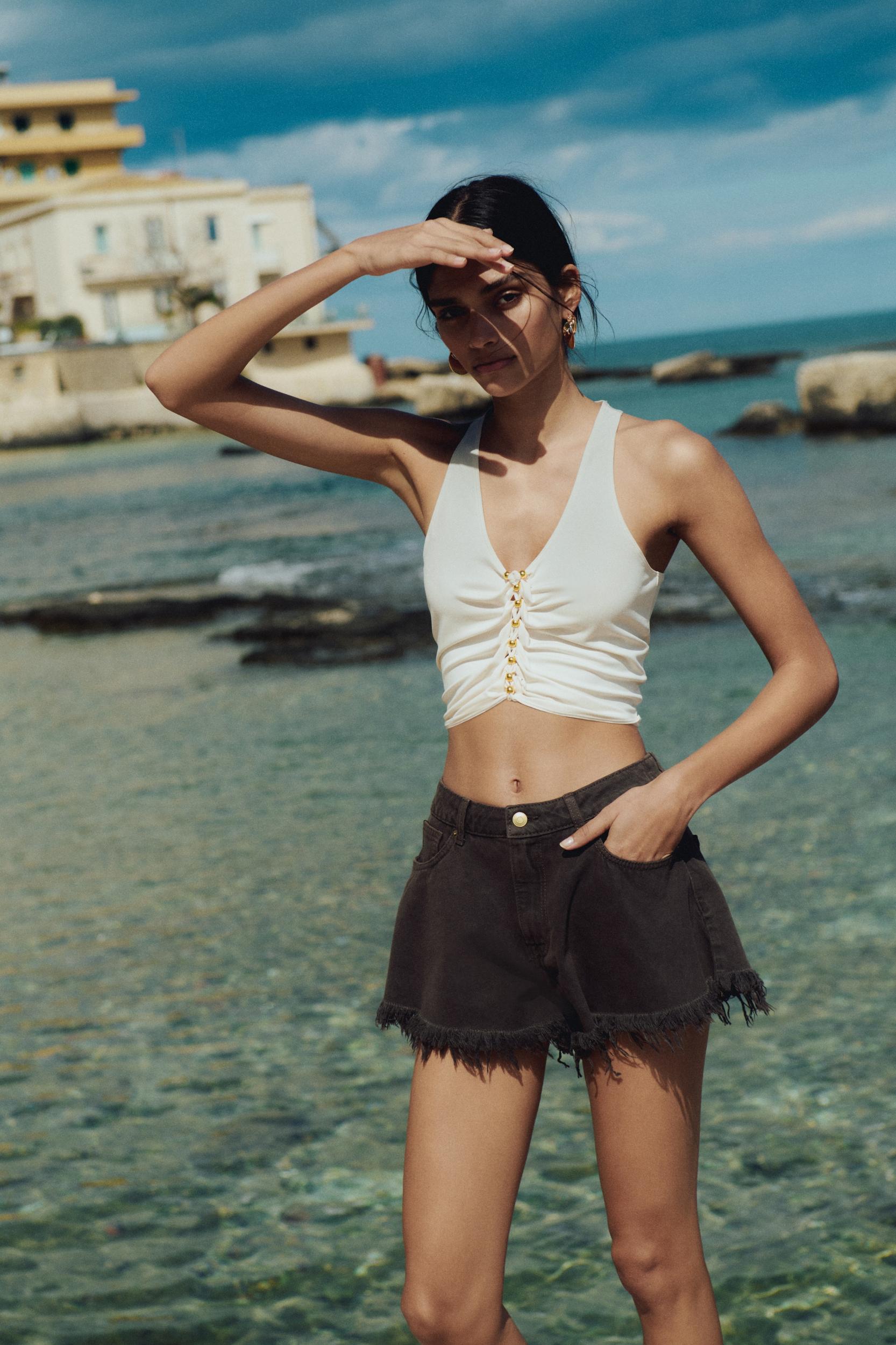 Braided-Detail Top Product Image