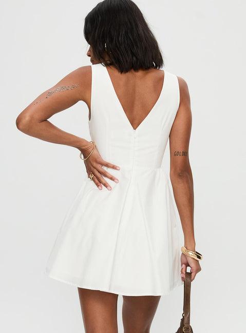 Maryvonne Mini Dress White Product Image