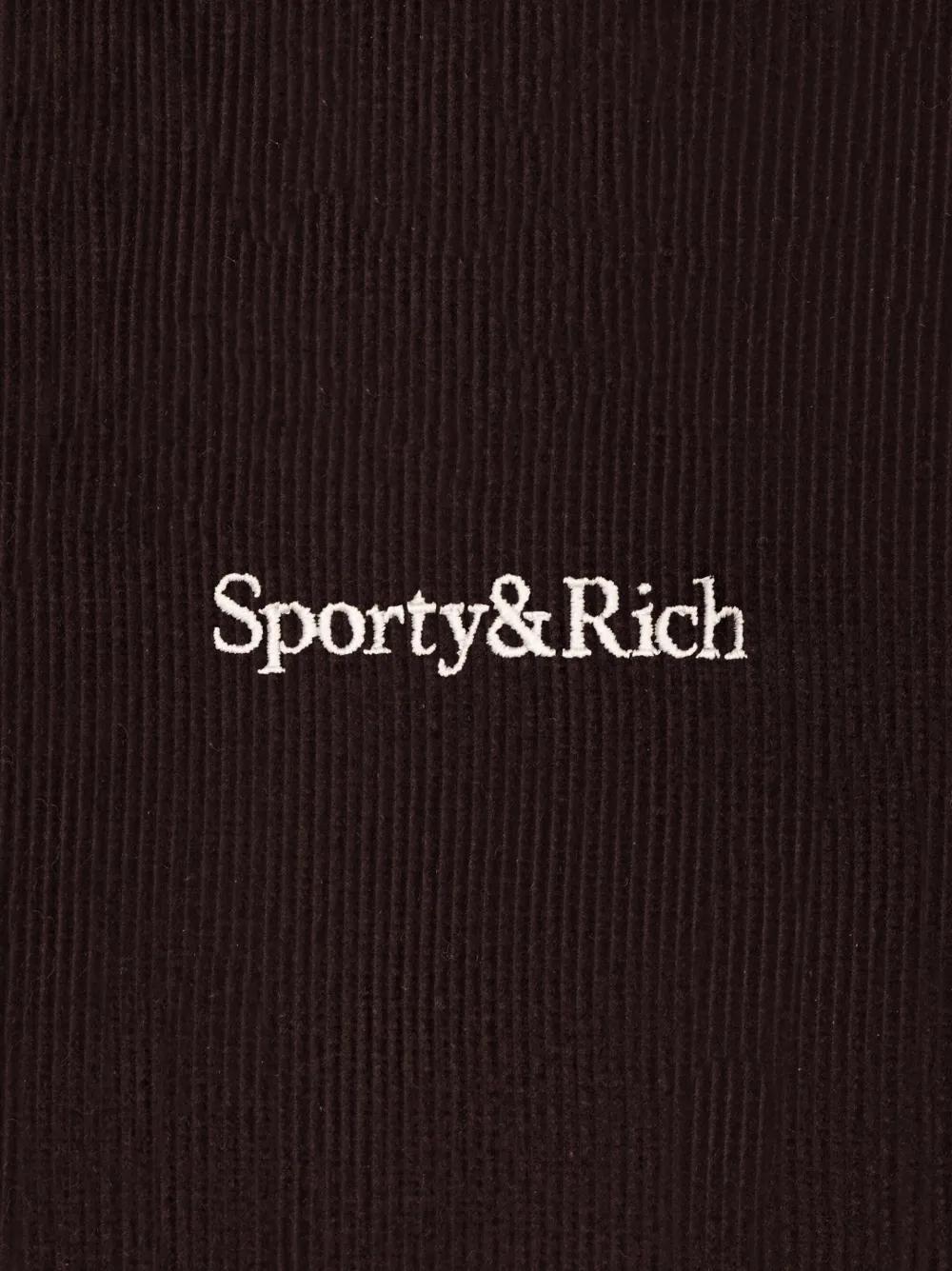 embroidered-logo bomber jacket  Product Image