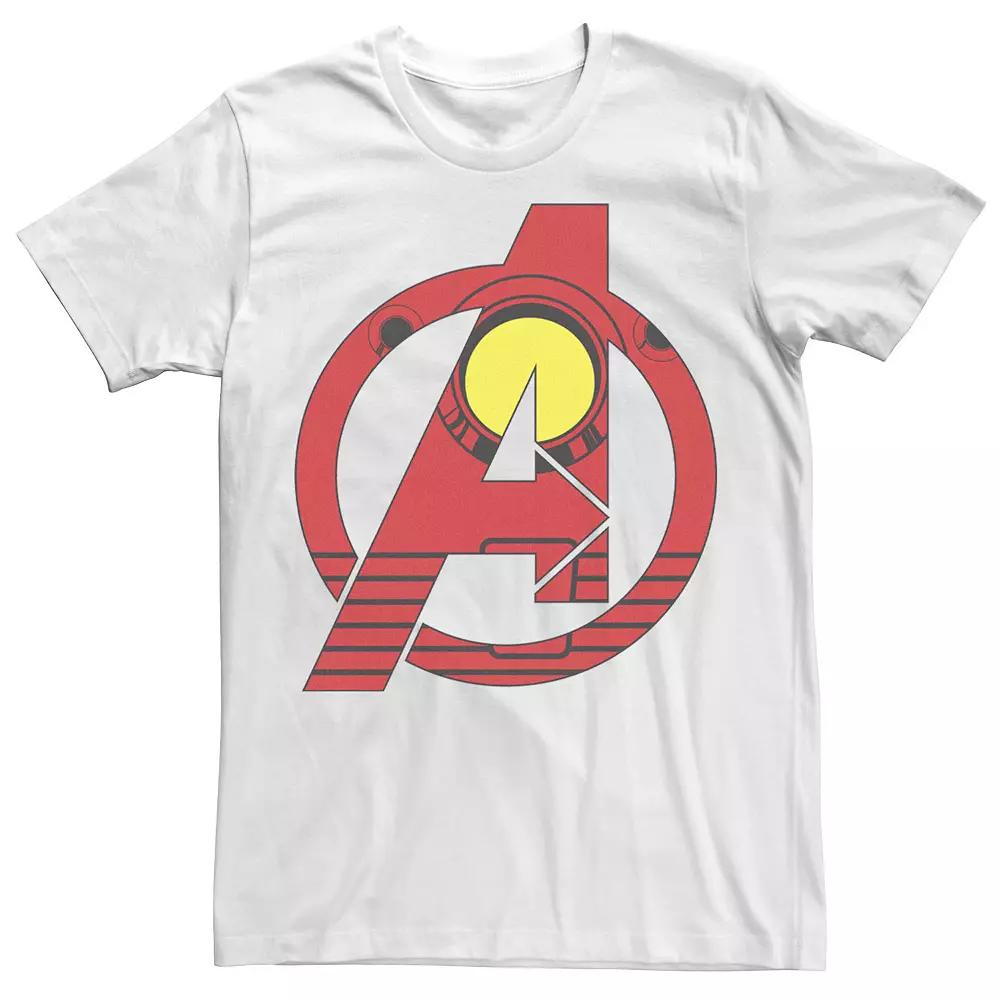Men's Marvel Avengers Iron Man Costume Fill Logo Tee,  Product Image
