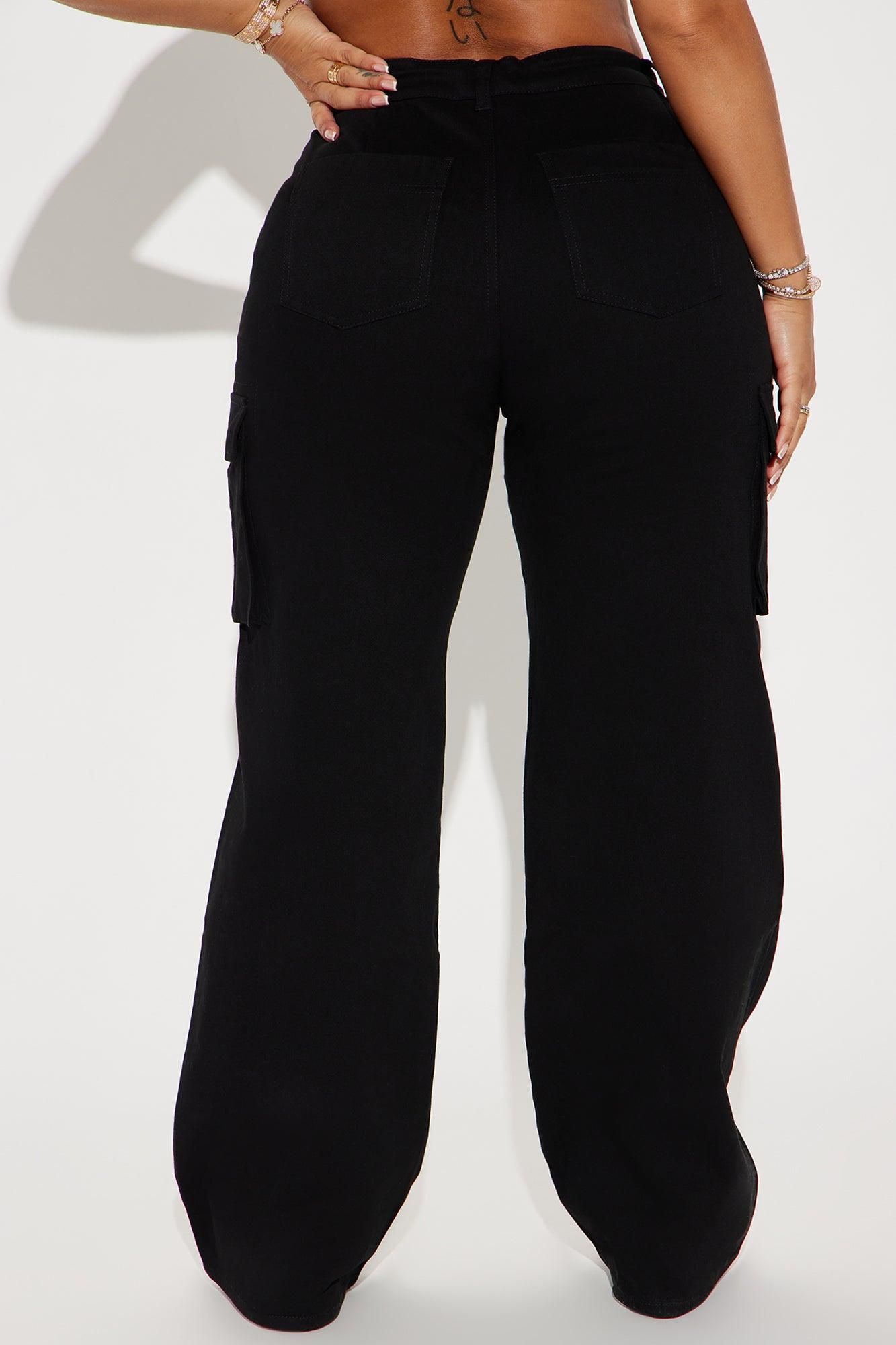 Out For The Day Cargo Pant - Black Product Image