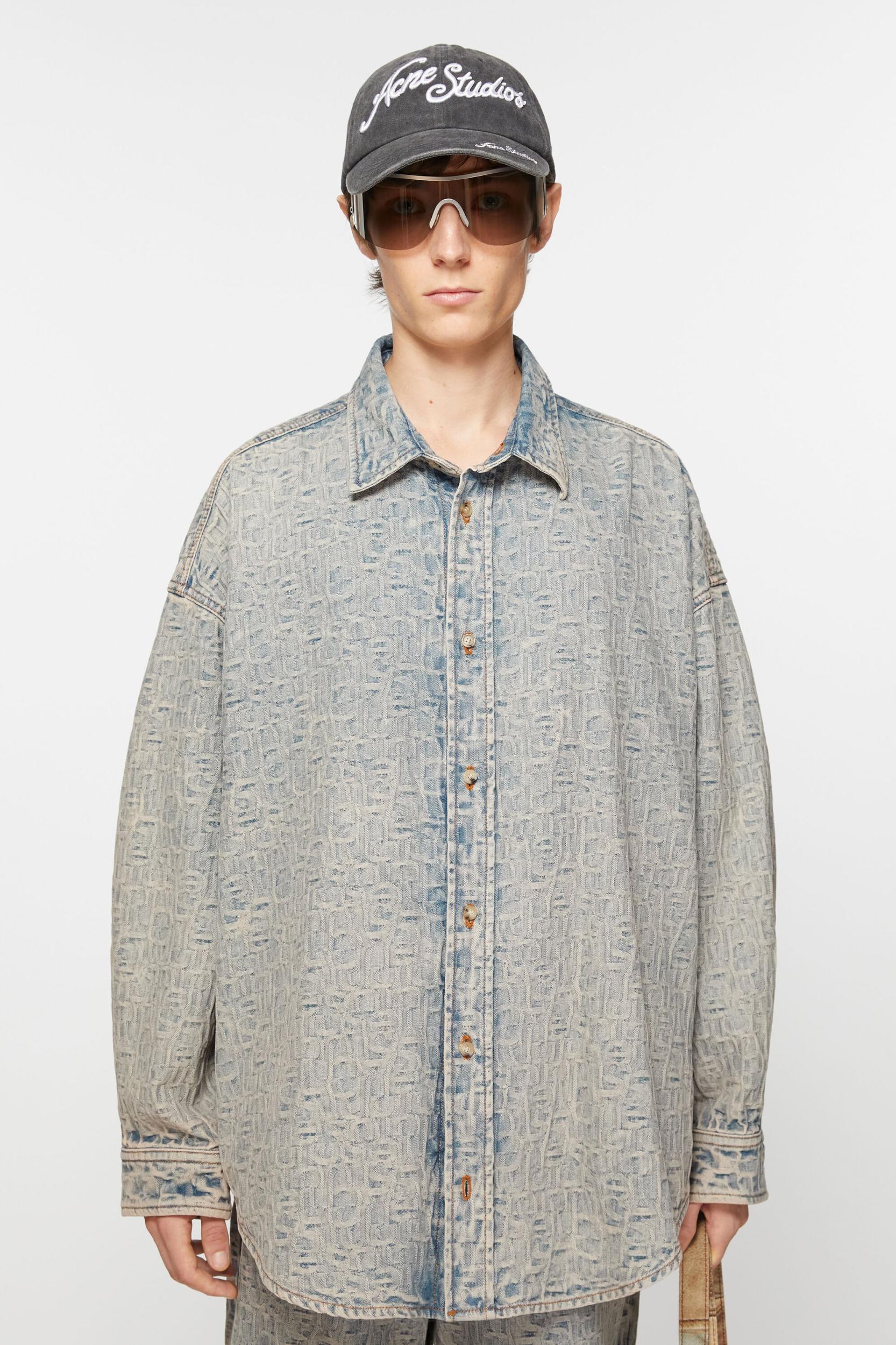 Monogram denim shirt - Relaxed fit Product Image