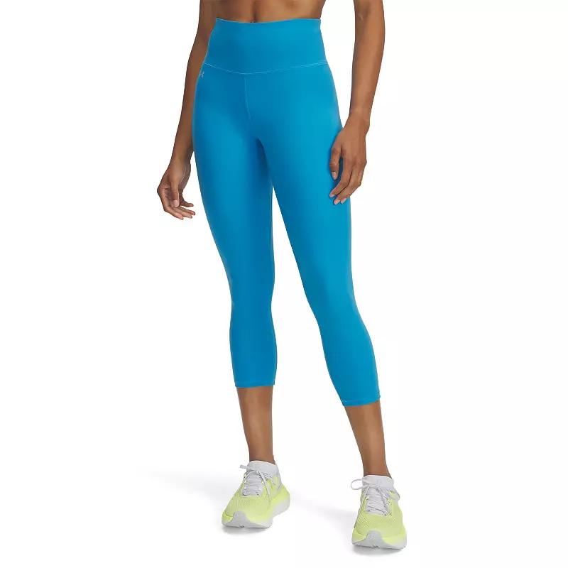 Women's Under Armour Motion Capri Leggings, Size: Large, Ether Blue Product Image