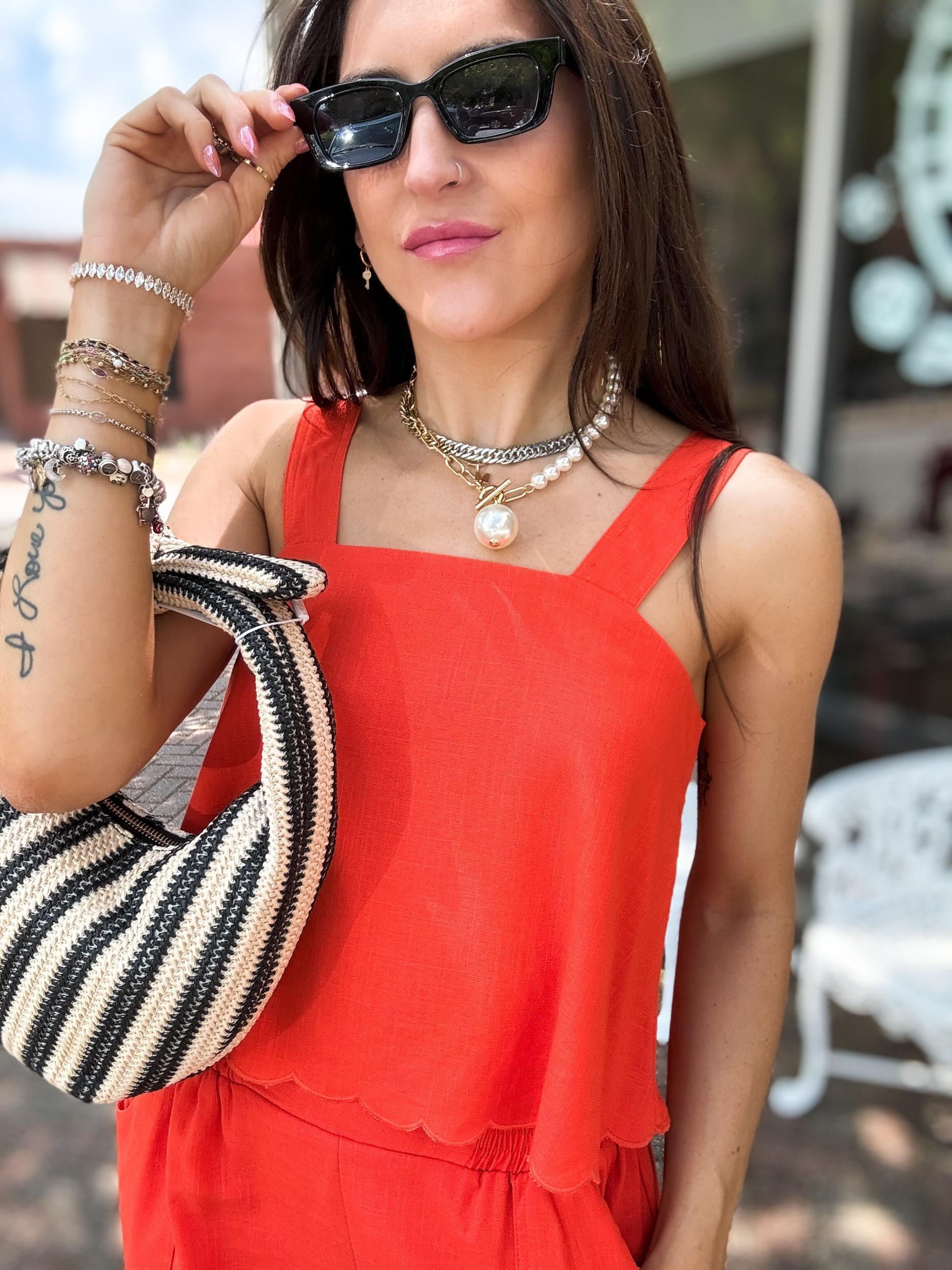 Sunset Glow Scalloped Set Product Image