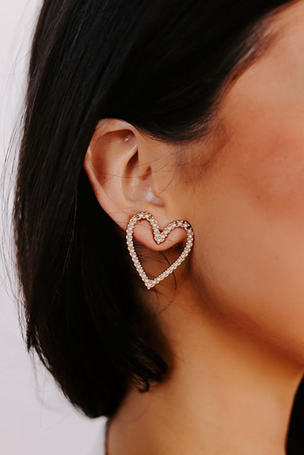 Bliss & Love Earrings in Pearl Product Image