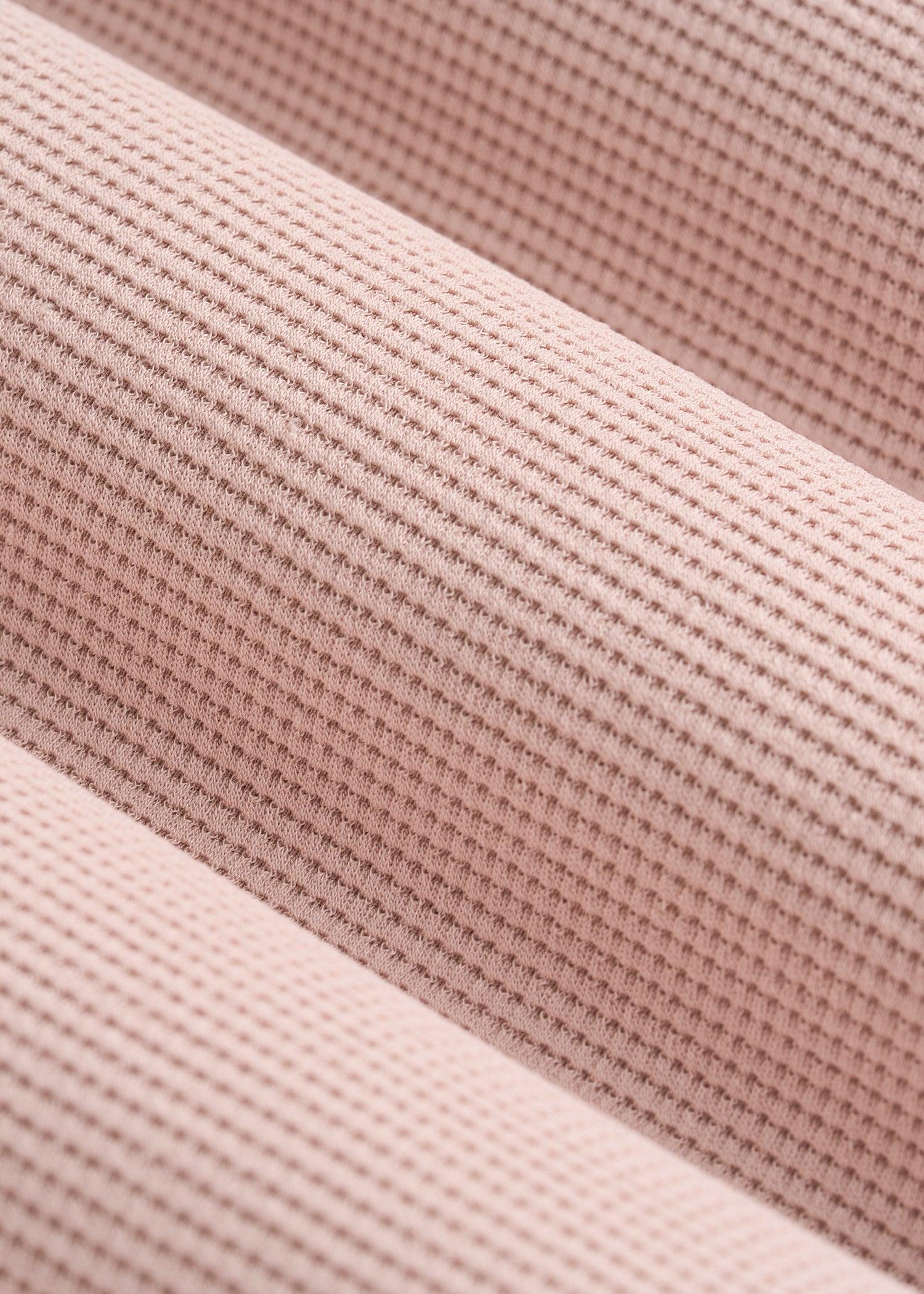 Mid-Rise Waffle Wide-Leg Pants for Tall Women in Desert Rose Product Image