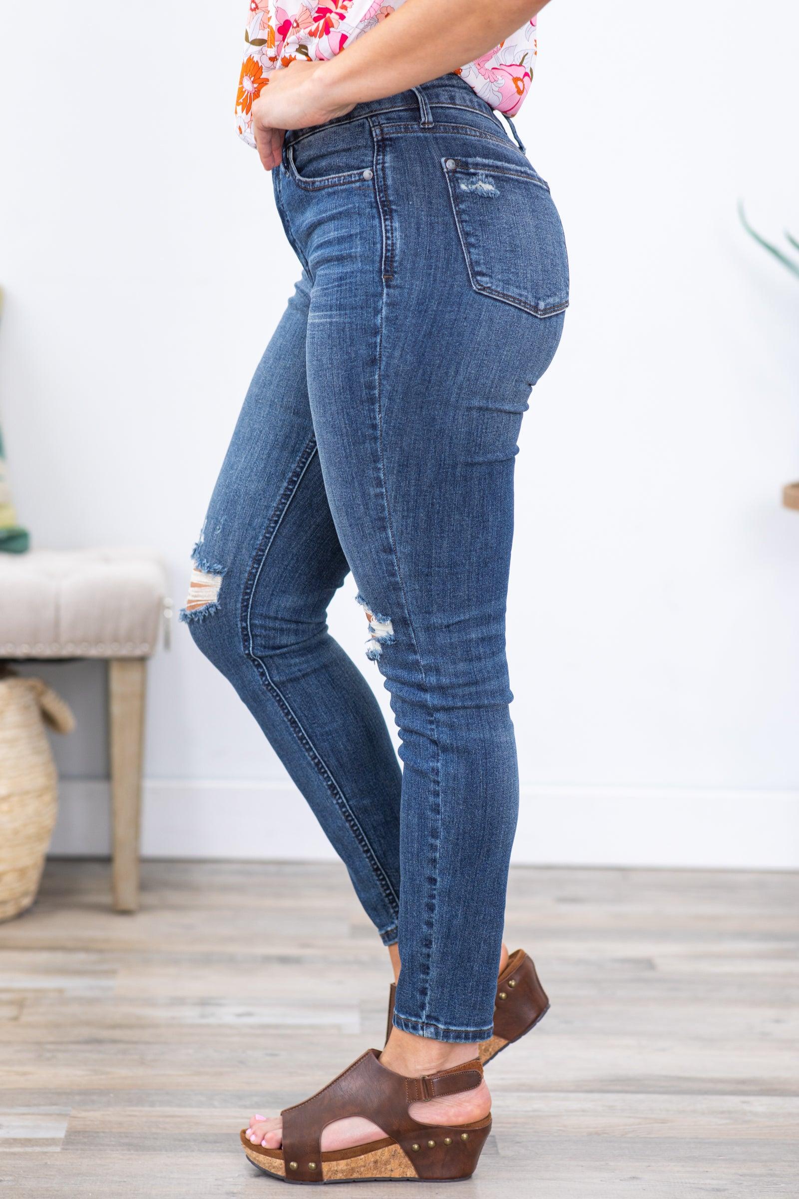 Judy Blue Mid Rise Tummy Control Jeans Product Image